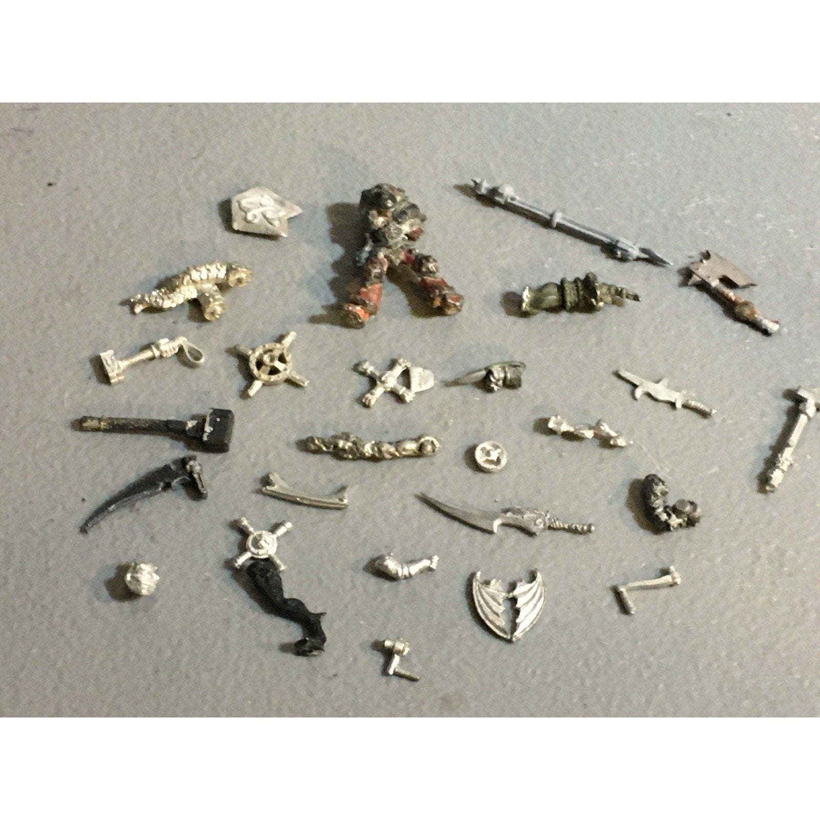 A32541 UNKNOWN MINIATURES ALL METAL BITS & INCOMPLETE LOT FANTASY