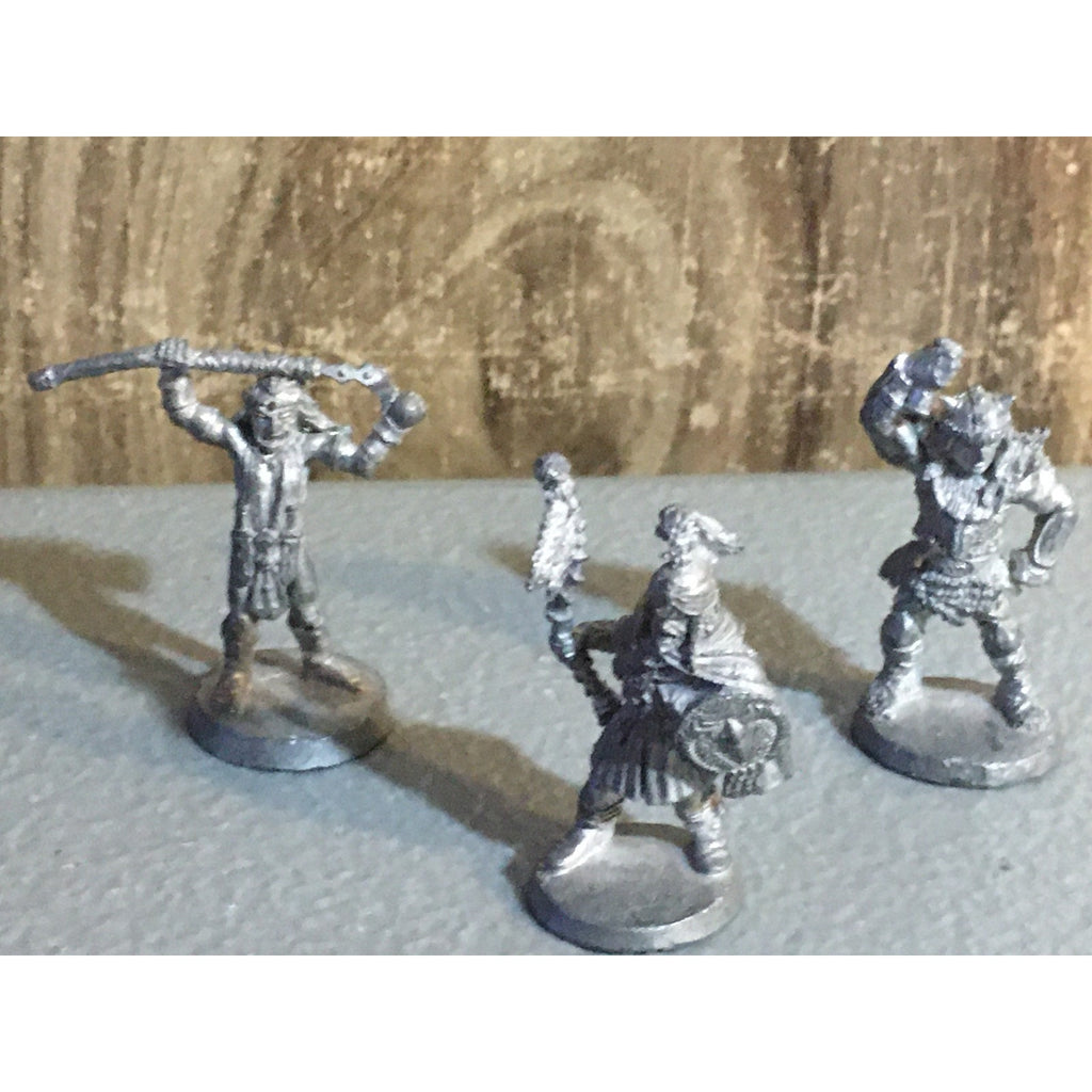 A32625 RAL PARTHA MINIATURES METAL 3 PK HUMAN BARBARIAN WARRIOR & SHAMAN D&D