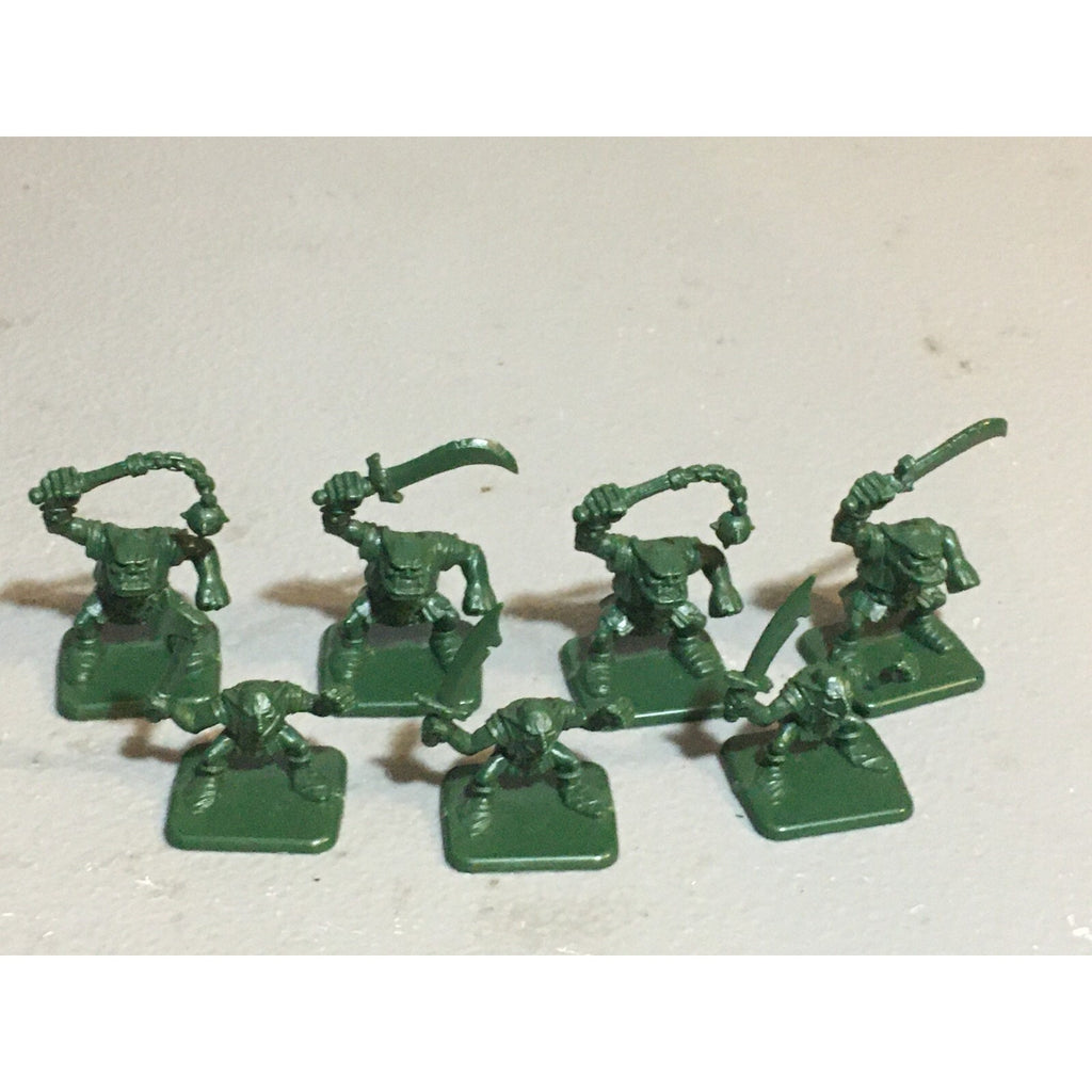A6544 HEROQUEST SYSTEM MONSTERSORCS 4 PK 3 PK GOBLINS MILTON BRADLEY 1990