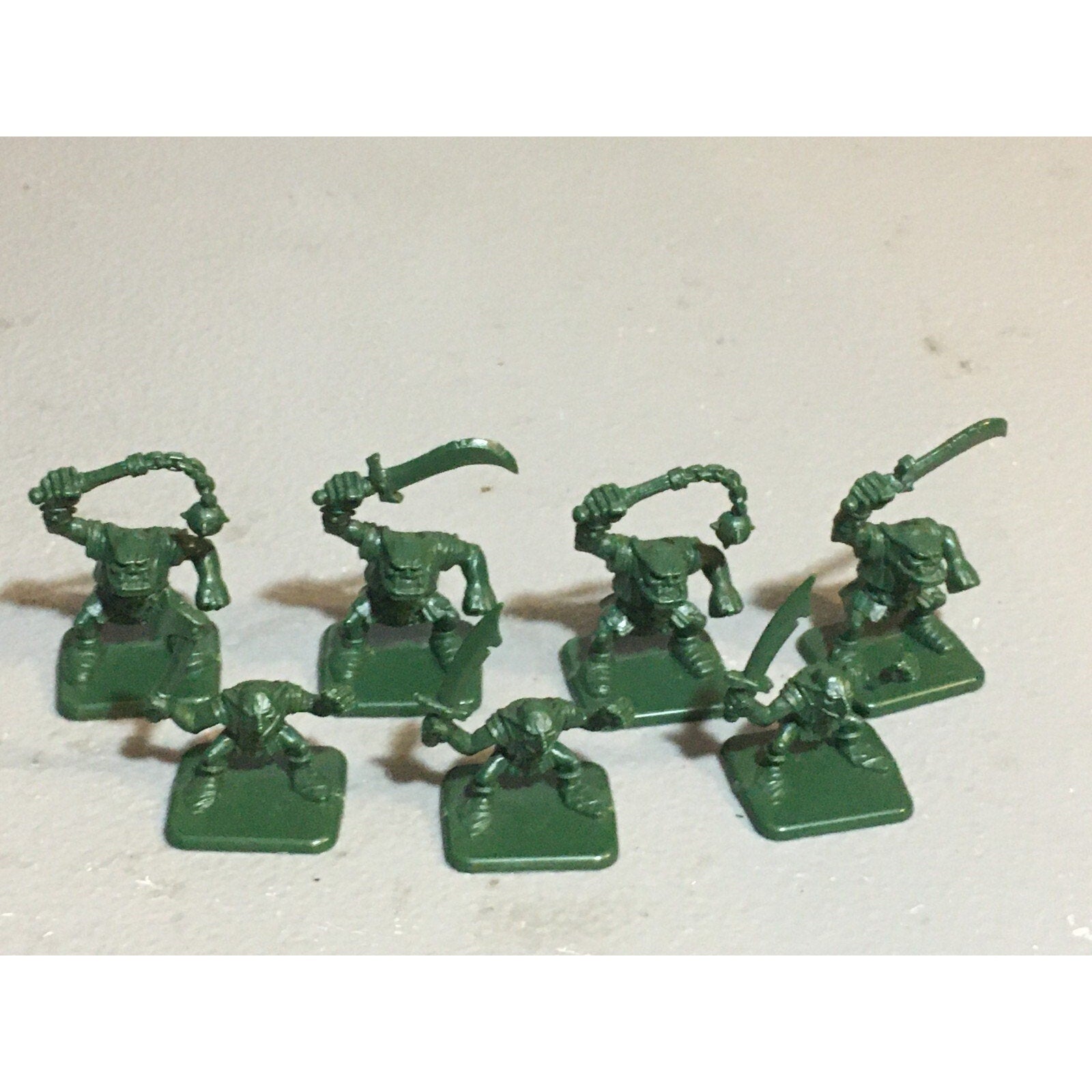 A6544 HEROQUEST SYSTEM MONSTERSORCS 4 PK 3 PK GOBLINS MILTON BRADLEY 1990