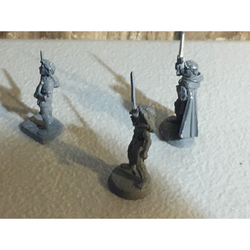A32624 RAL PARTHA MINIATURES METAL 3 PK WARRIORS FIGHTERS HUMAN D&D