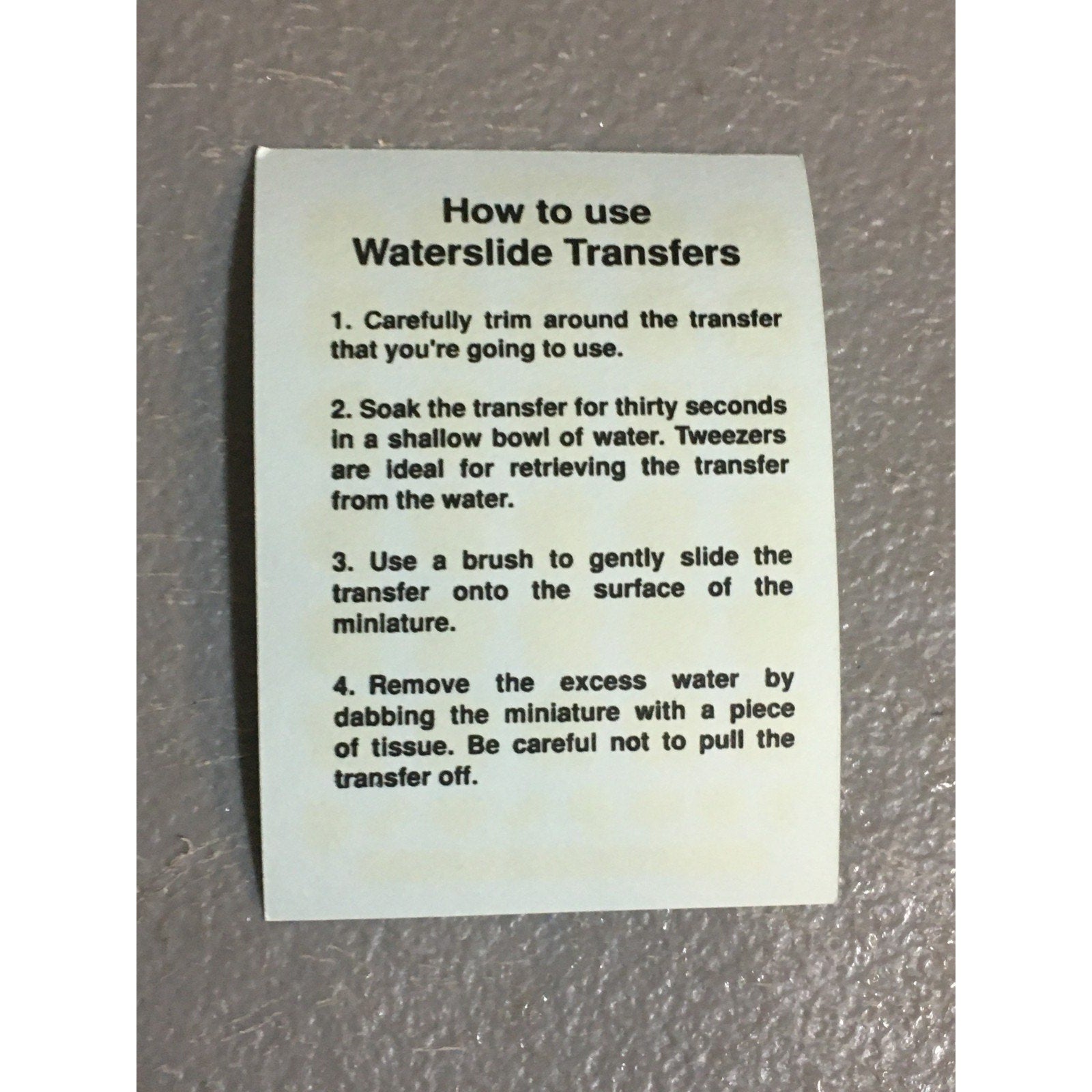 BAGG TRANSFERS TRANSFER WARHAMMER FANTASY UNDEAD DECAL SHEET #1 GW
