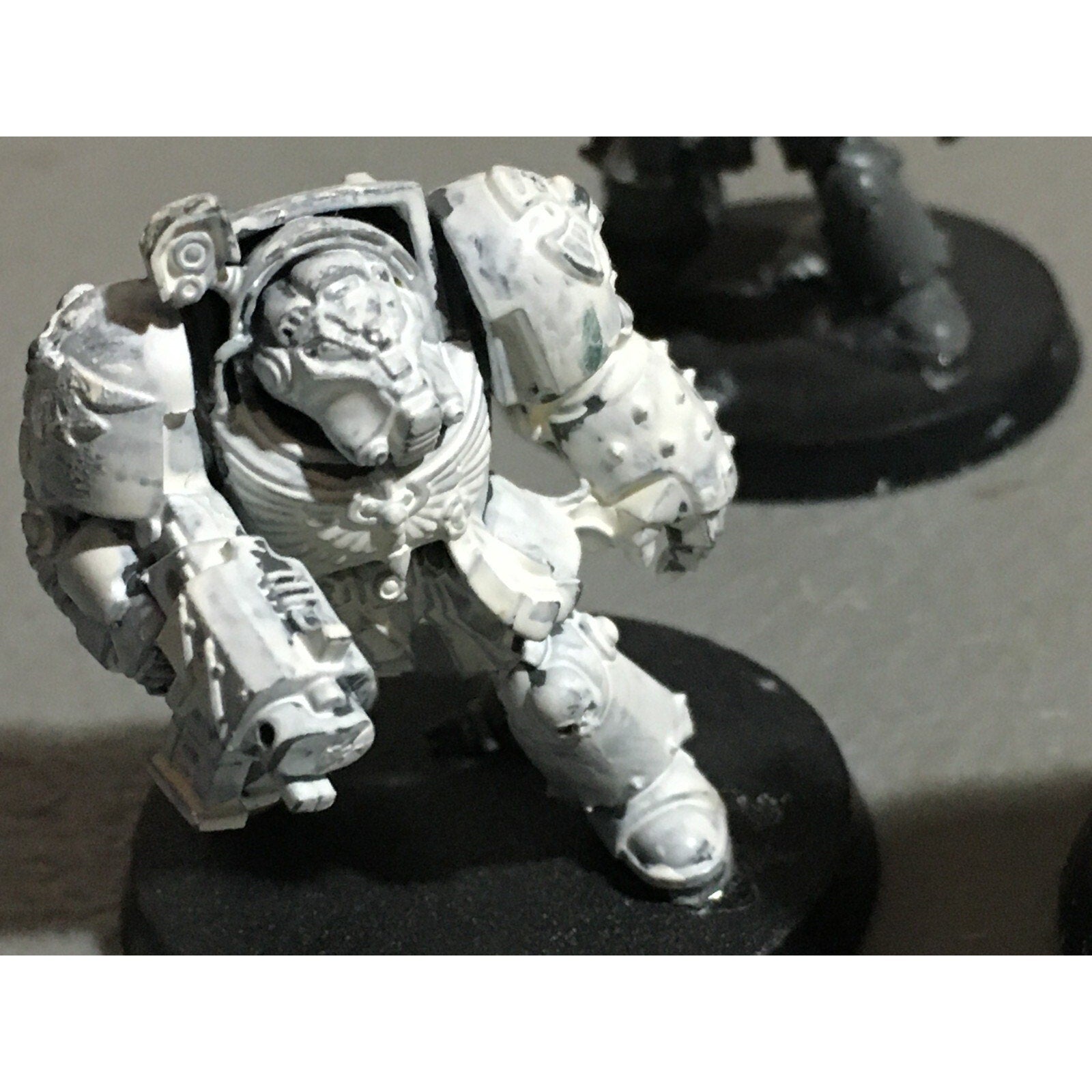 A22411 WARHAMMER 40K SPACE MARINES DARK ANGELS DEATHWING TERMINATORS BROKE SERGT