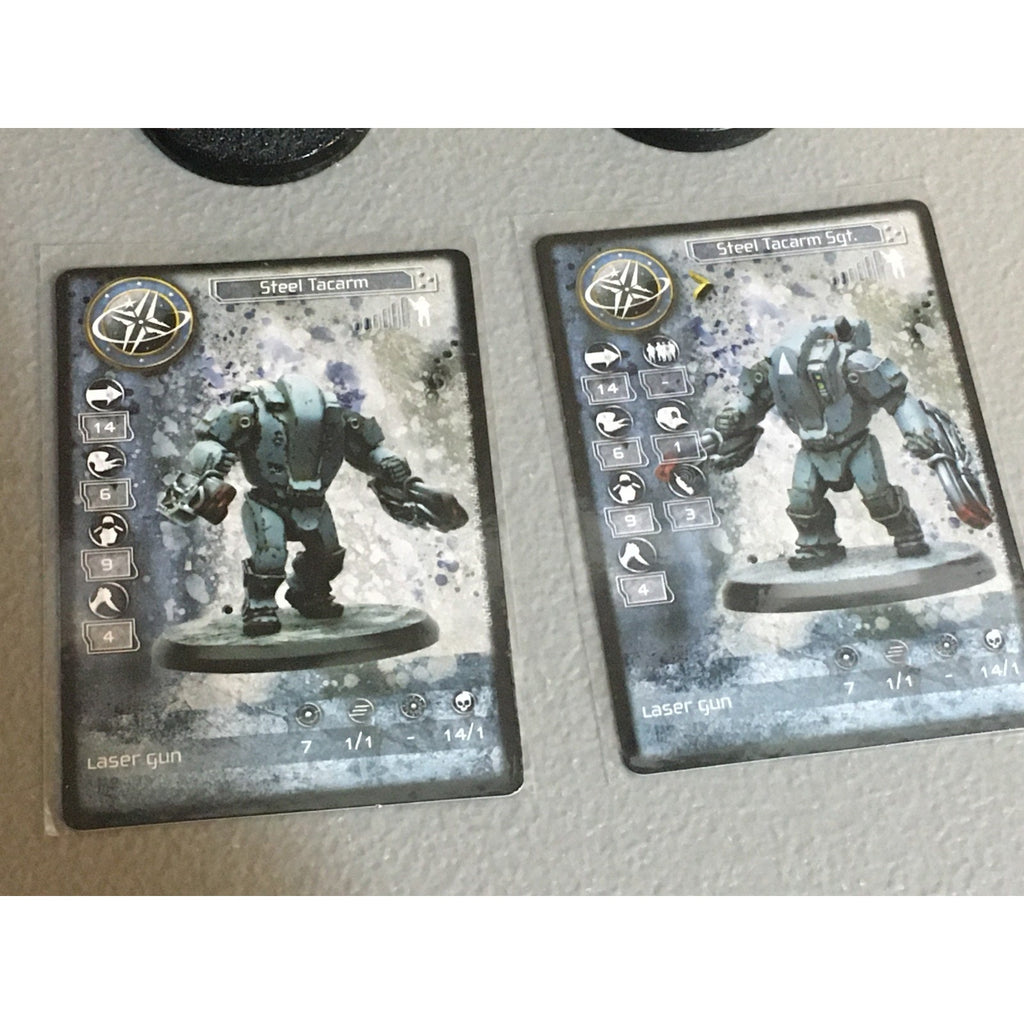 A33510 RACKHAM AT-43 UNA STEEL TACARM 2 PK MINIATURES W CARDS