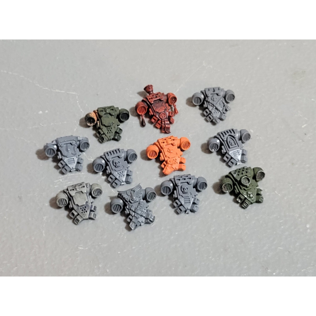 A19067 WARHAMMER 40K SPACE MARINES BLOOD ANGELS BACKPACK 11 PK BITS LOT
