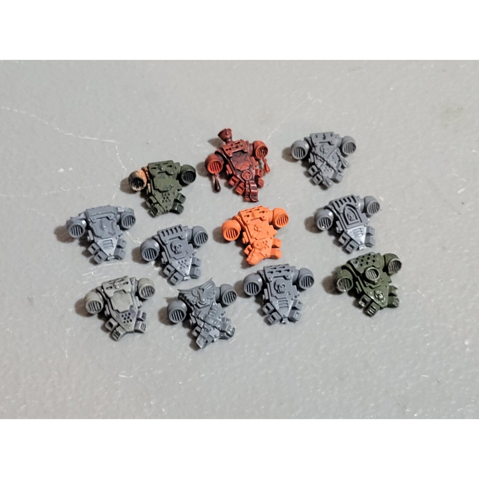 A19067 WARHAMMER 40K SPACE MARINES BLOOD ANGELS BACKPACK 11 PK BITS LOT
