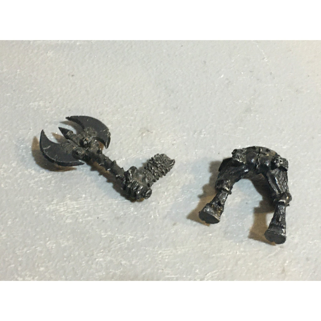 A29244 WARHAMMER 40K CHAOS DAEMONS METAL 6TH EDITION LEGS & AXE BLOODTHIRSTER