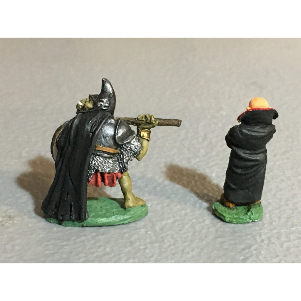 A9791 CITADEL PRE SLOTTA METAL RARE OOP ORC WARRIOR & DRACULA VAMPIRE PAINTED