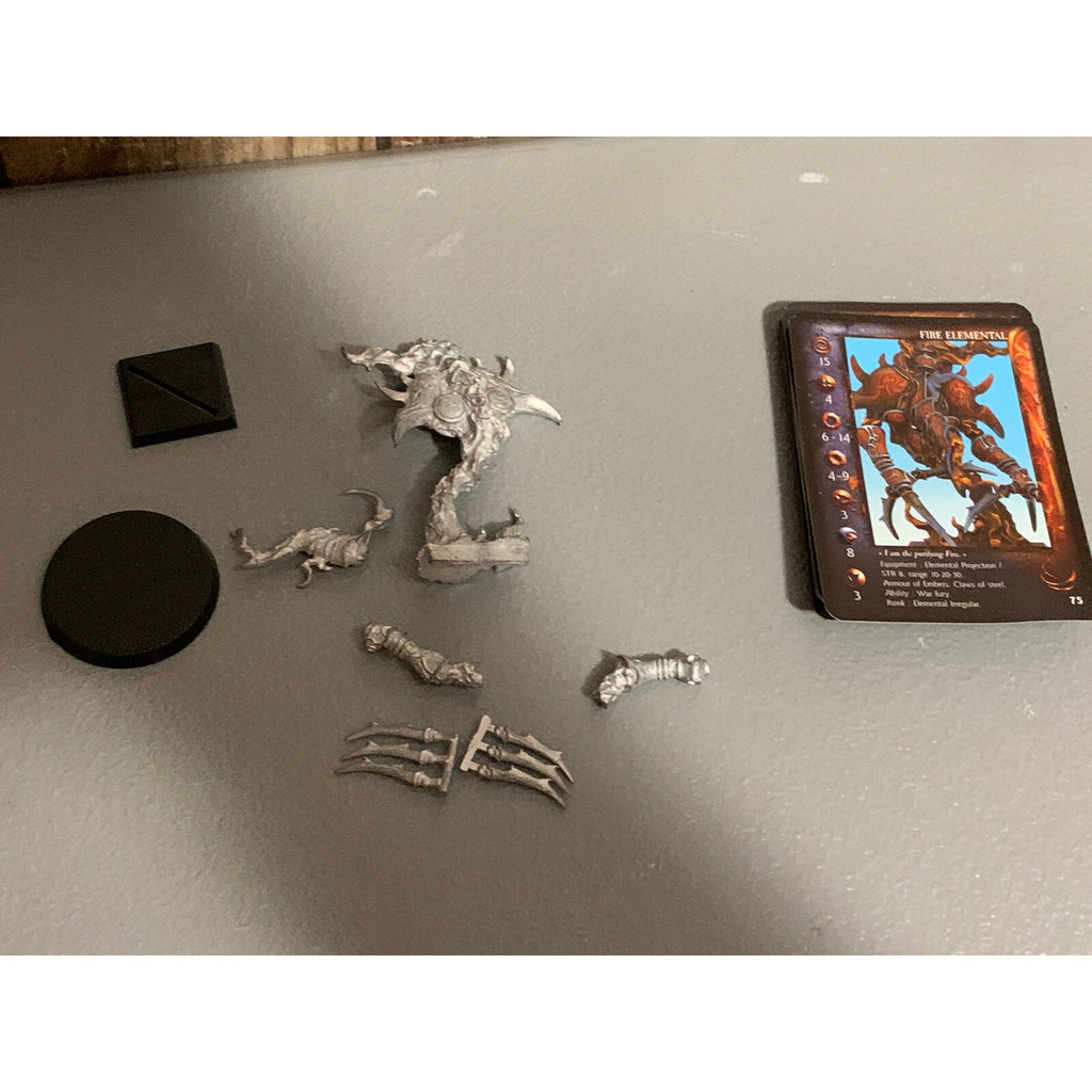 A6384 RACKHAM CONFRONTATION METAL OOP FIRE ELEMENTAL