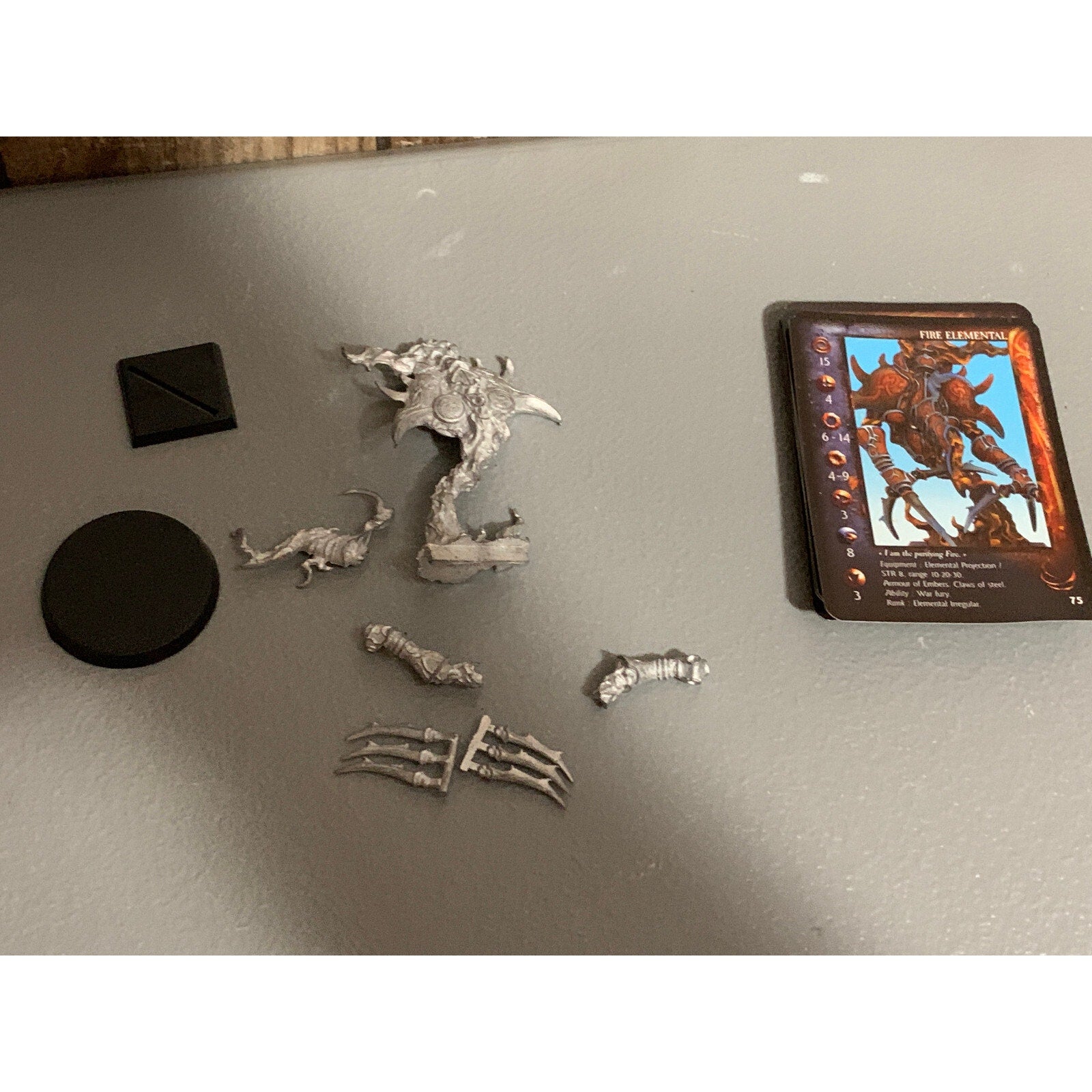 A6384 RACKHAM CONFRONTATION METAL OOP FIRE ELEMENTAL