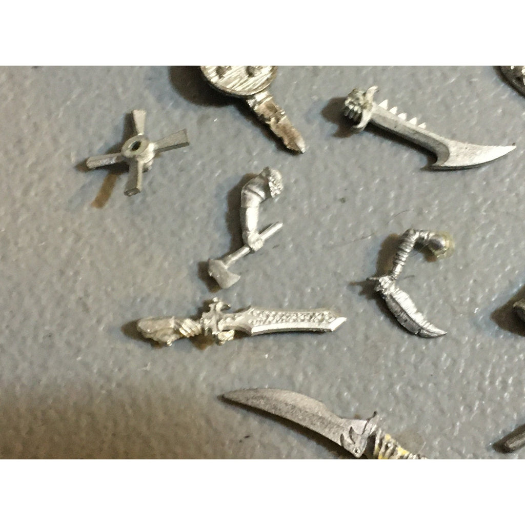 A32544 UNKNOWN MINIATURES ALL METAL BITS & INCOMPLETE LOT FANTASY