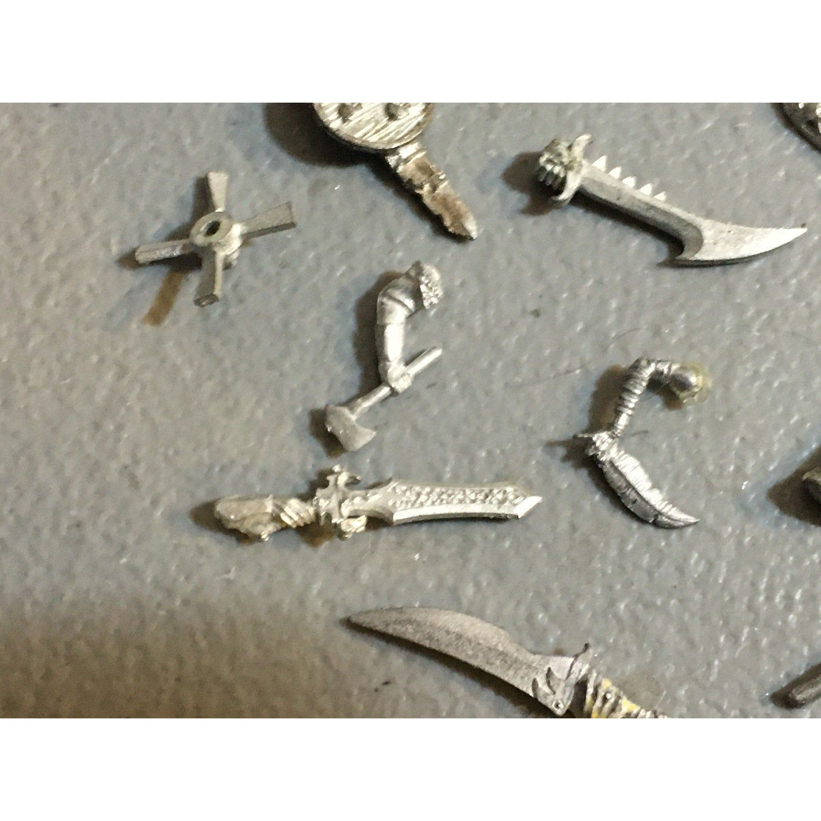 A32544 UNKNOWN MINIATURES ALL METAL BITS & INCOMPLETE LOT FANTASY