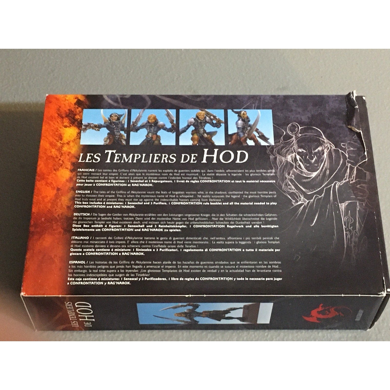 A32711 RACKHAM CONFRONTATION GRIFFINS TEMPLARS OF HOD METAL TABLETOP