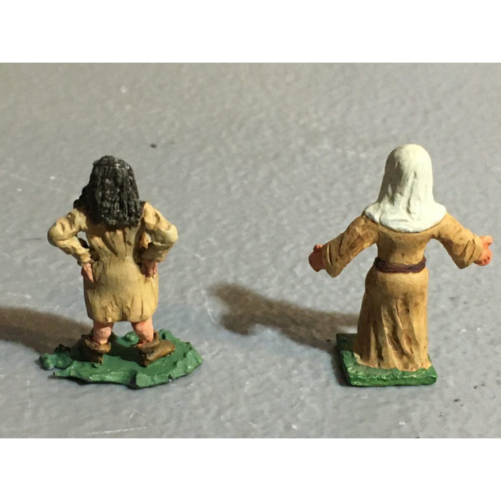 A10180 CITADEL PRE SLOTTA METAL RARE OOP HUMAN VILLAGERS PEASANTS 2 PK PAINTED
