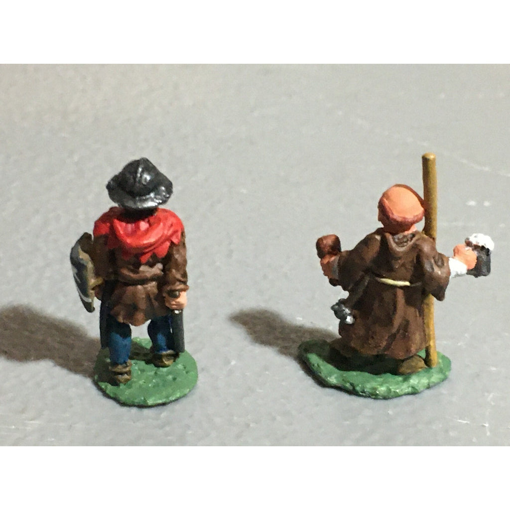 A10195 CITADEL PRE SLOTTA METAL RARE OOP PAINTED FRIAR & KNIGHT
