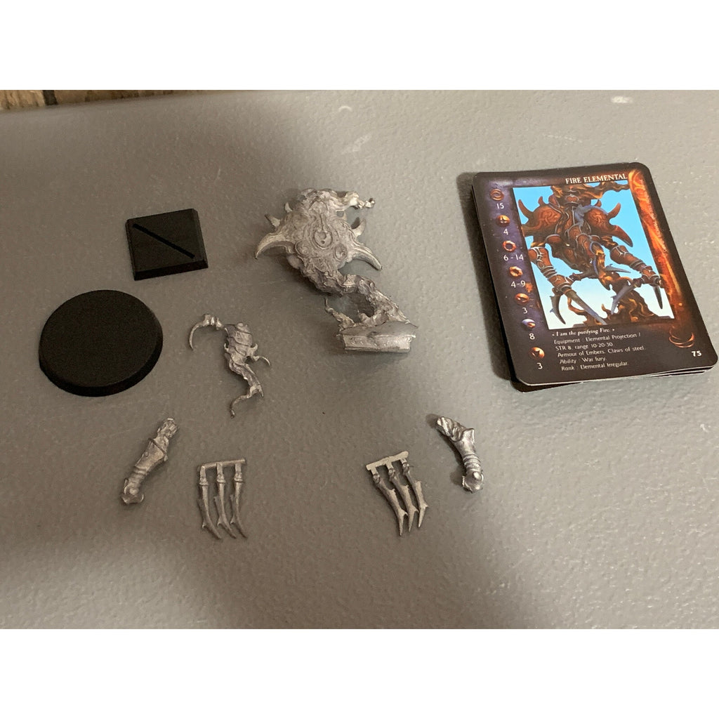 A6384 RACKHAM CONFRONTATION METAL OOP FIRE ELEMENTAL