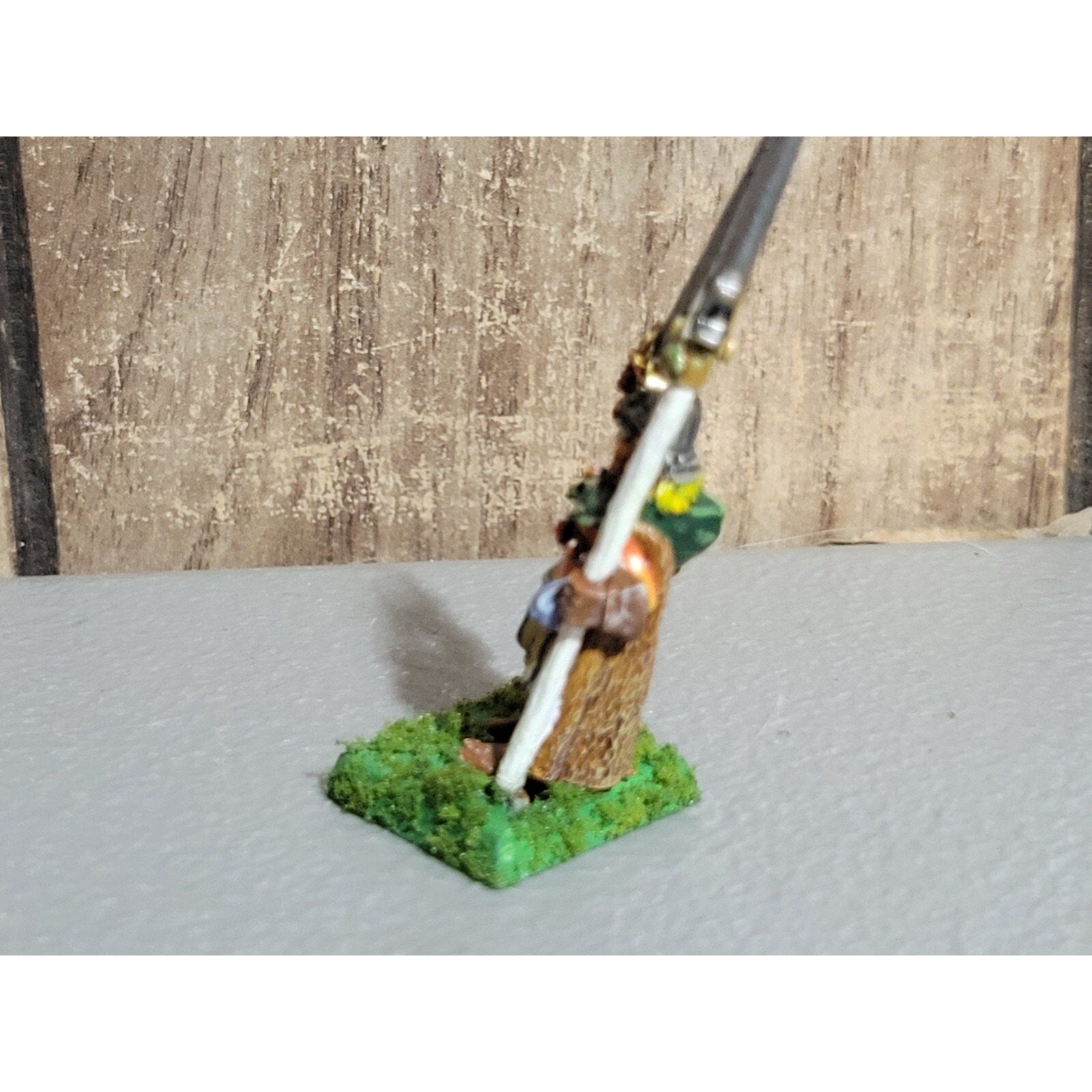 A18765 WARHAMMER FANTASY MARAUDER METAL WOOD ELVES WARRIOR CHAMPION SWORD SPEAR