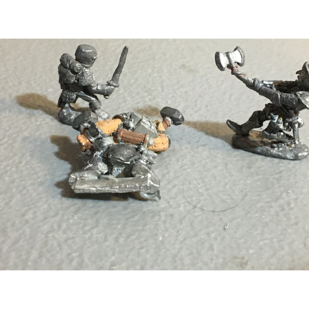 A29793 RAFM MINIATURES METAL UNNKNOWN MIXD HUMANS 3 PK SOLDIER WARRIOR SMITH