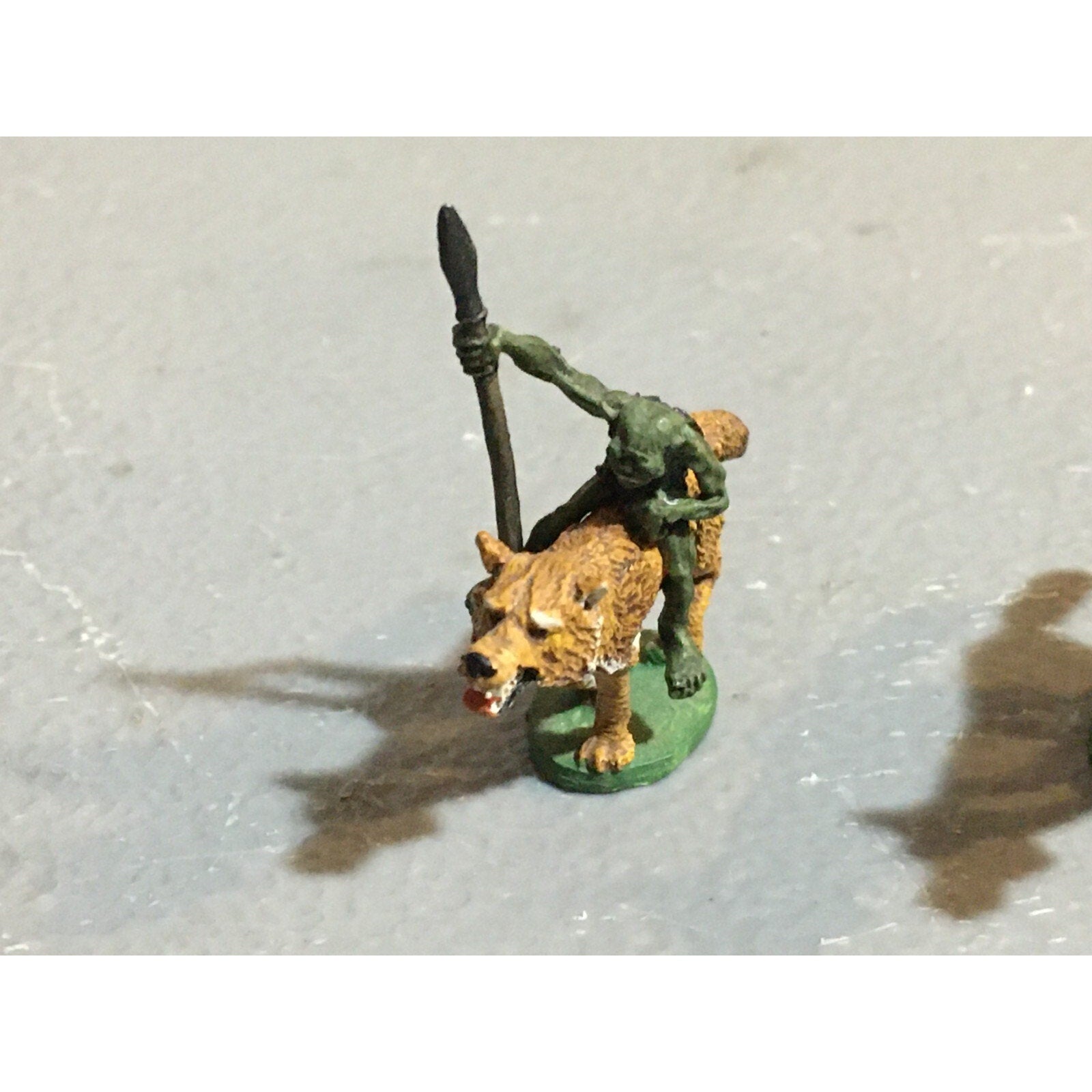 A10115 CITADEL PRE SLOTTA METAL RARE OOP GOBLIN WOLF RIDER W EXTRA WOLF PAINTED