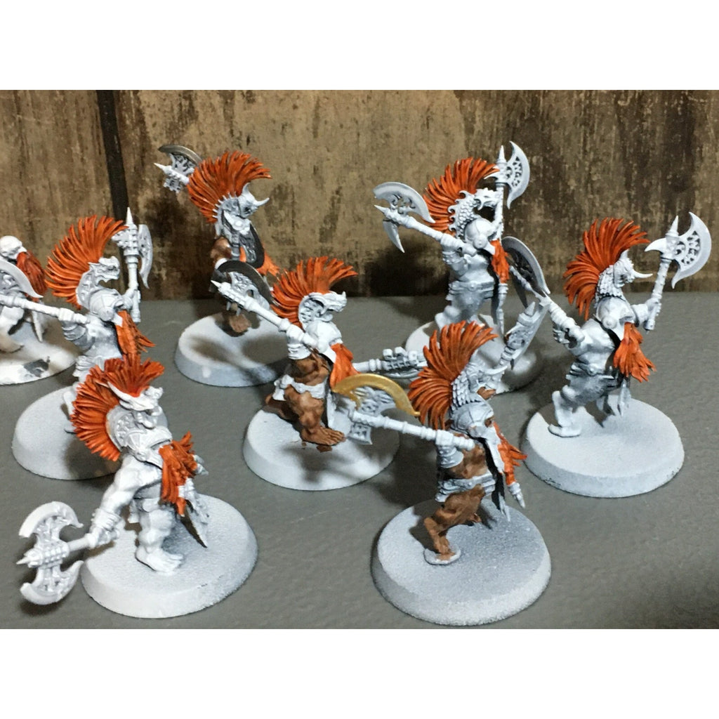 A20181 WARHAMMER FANTASY AOS FYRESLAYERS VULKITE BERZERKERS 10 PK PRIMED