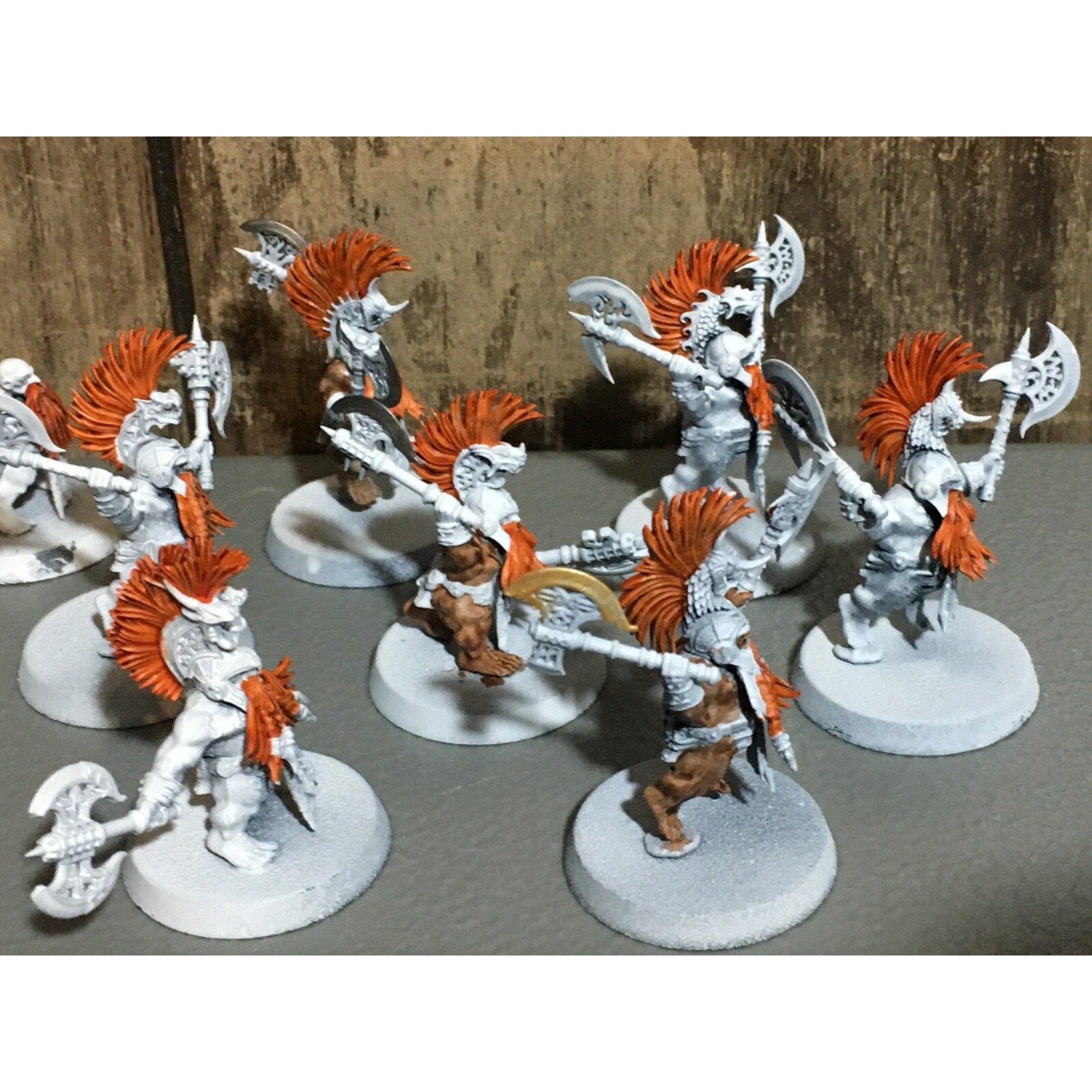 A20181 WARHAMMER FANTASY AOS FYRESLAYERS VULKITE BERZERKERS 10 PK PRIMED