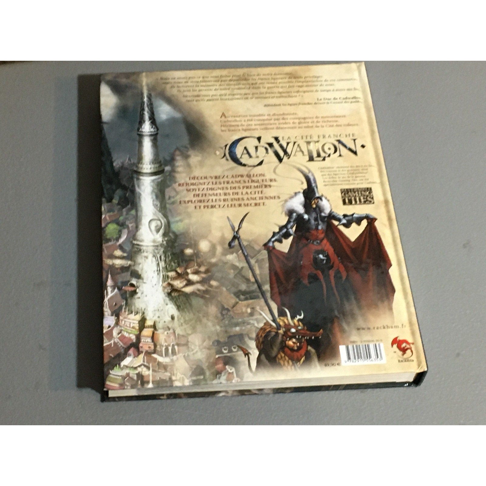 BOOK USED RACKHAM CONFRONTATION CADWALLON THE FREE CITY RULEBOOK FRENCH HARDBACK