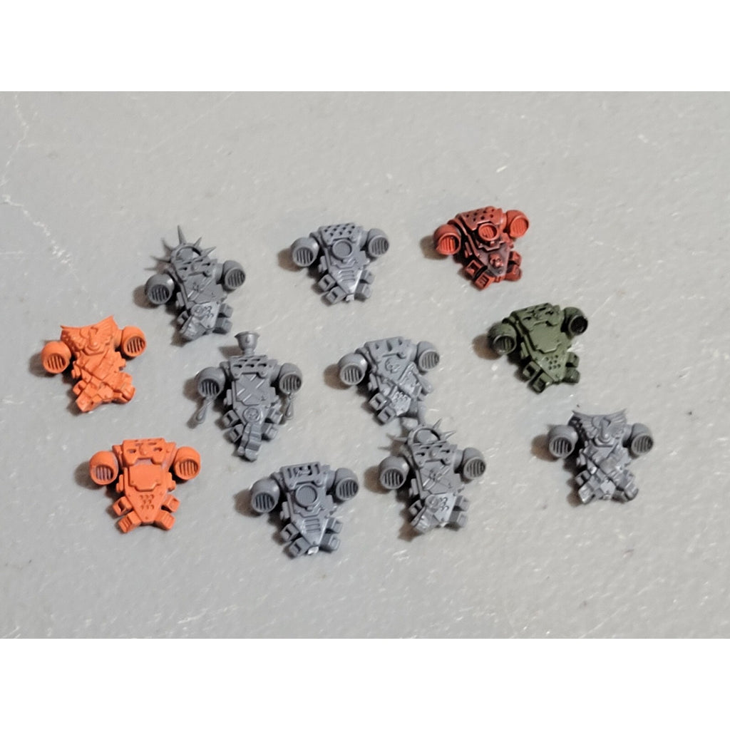 A19069 WARHAMMER 40K SPACE MARINES BLOOD ANGELS BACKPACK 11 PK BITS LOT