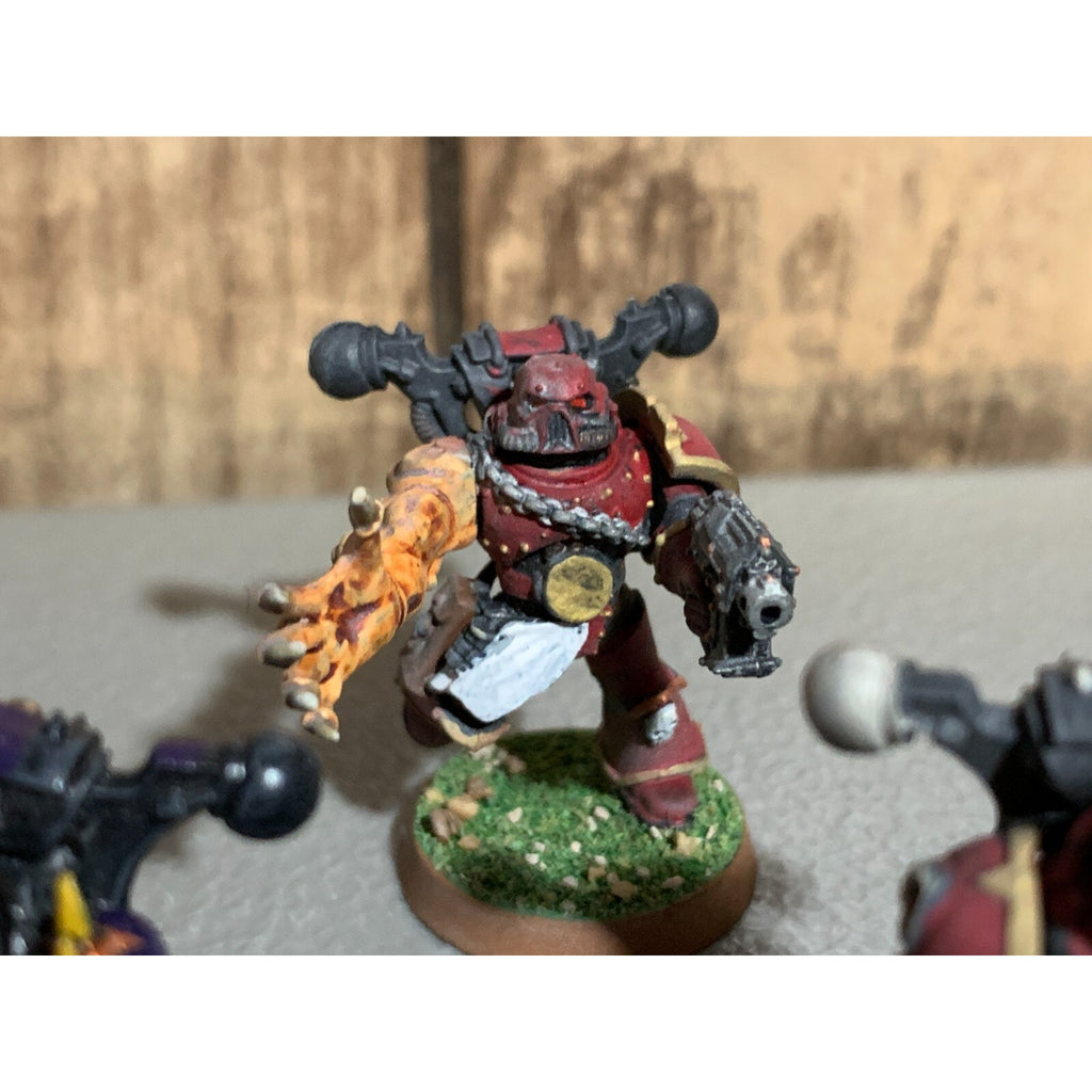 A17507 WARHAMMER 40K CHAOS SPACE MARINES OOP CUSTOM POSSESSED PAINTED BASED