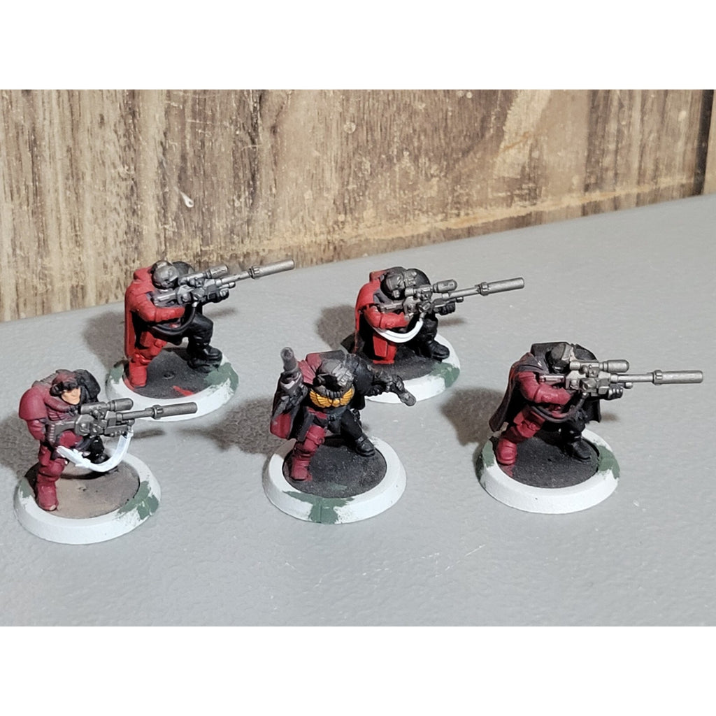 A18680 WARHAMMER 40K SPACE MARINES SCOUT SNIPER 5 PK CAMO