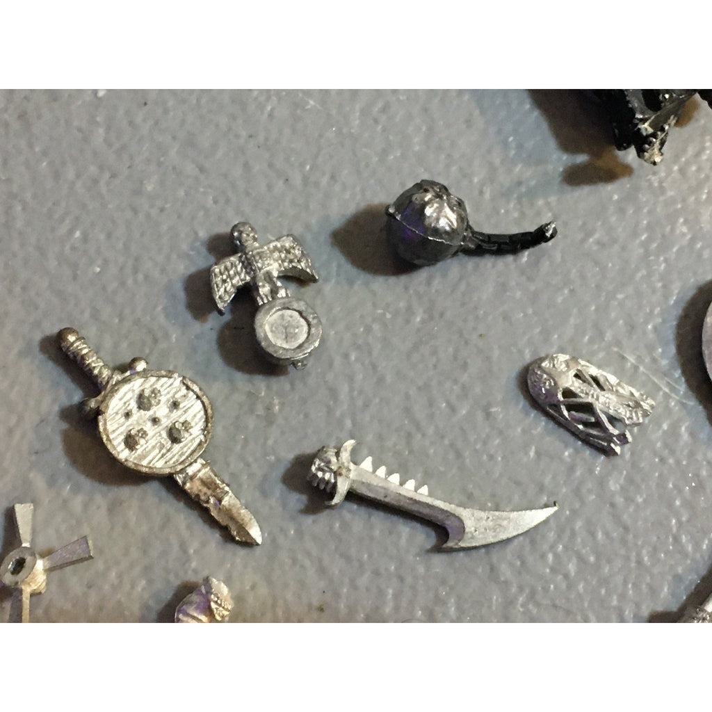 A32544 UNKNOWN MINIATURES ALL METAL BITS & INCOMPLETE LOT FANTASY