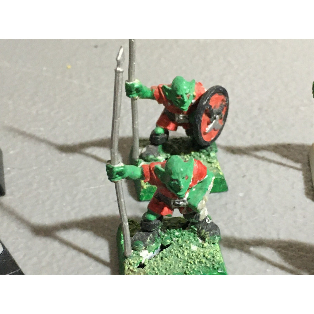 A22046 WARHAMMER FANTASY ORCS & GOBLINS VINTAGE GOBLIN SPEARMEN CUSTOM OOP GW