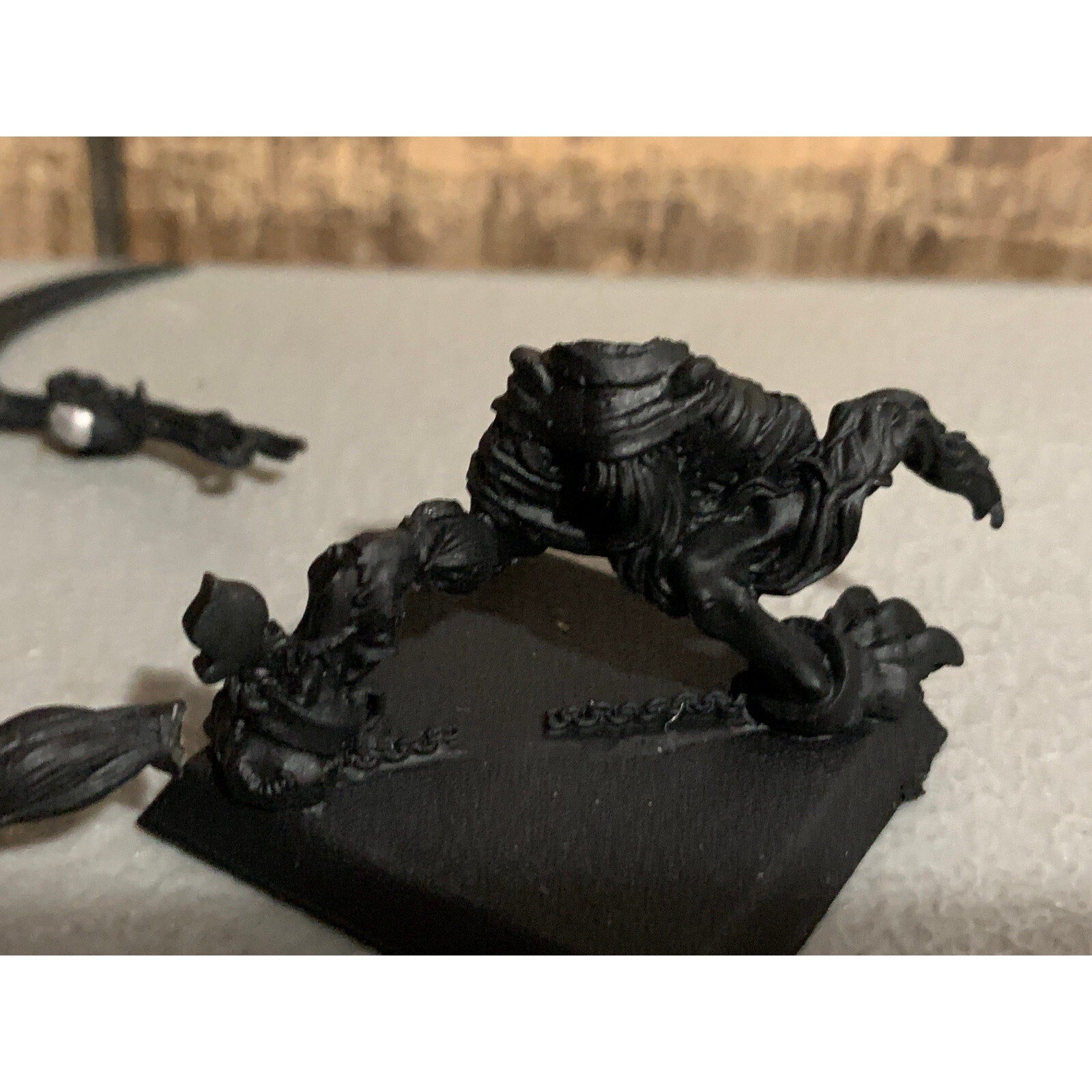 A16412 RACKHAM CONFRONTATION METAL OOP WOLFEN ZOMBIE W CARD