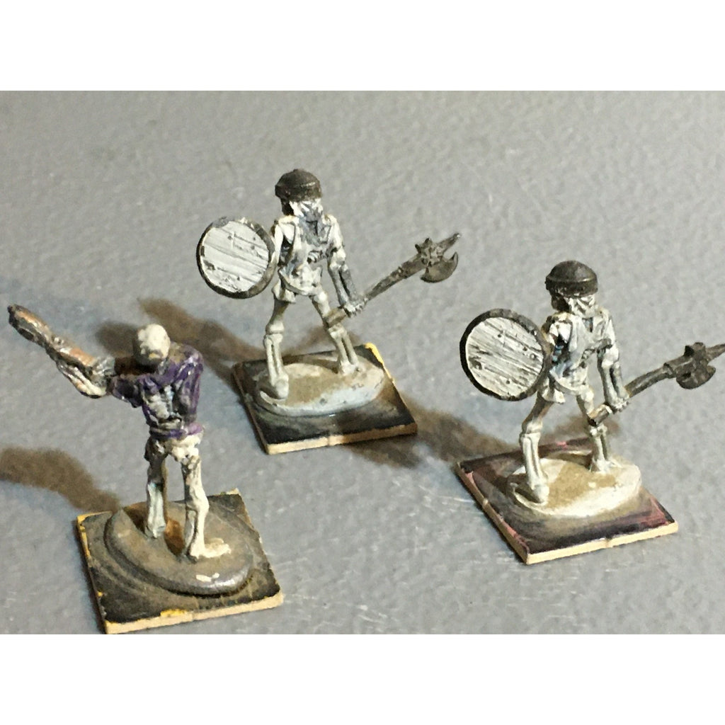 A32379 RAL PARTHA METAL MINIATURES SKELETON WARRIOR 3 PK TABLETOP WAR GAMES