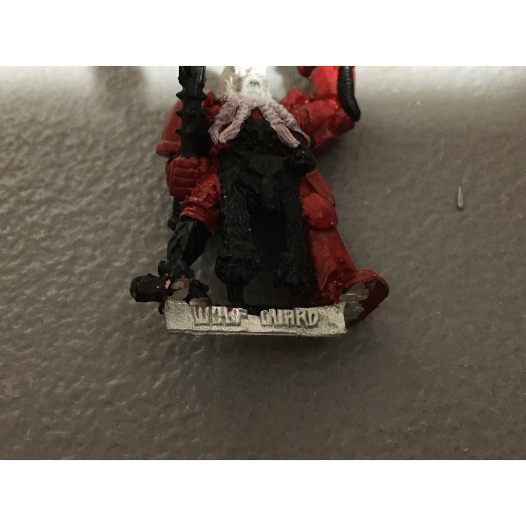 A19731 WARHAMMER 40K SPACE MARINES WOLVES WOLF GUARD METAL W BIONIC LEG