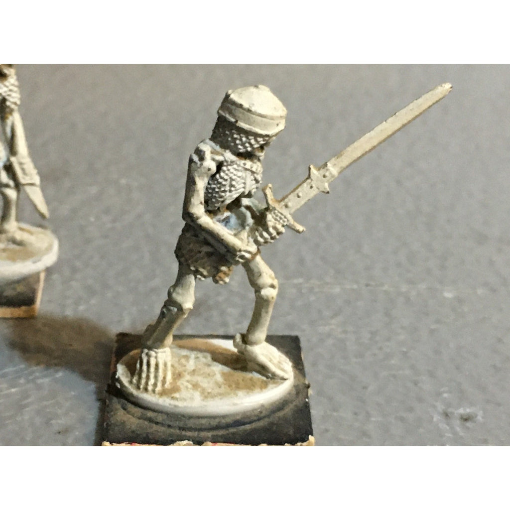 A32383 RAL PARTHA METAL MINIATURES SKELETON WARRIOR KNIGHT 3 PK TABLETOP WAR