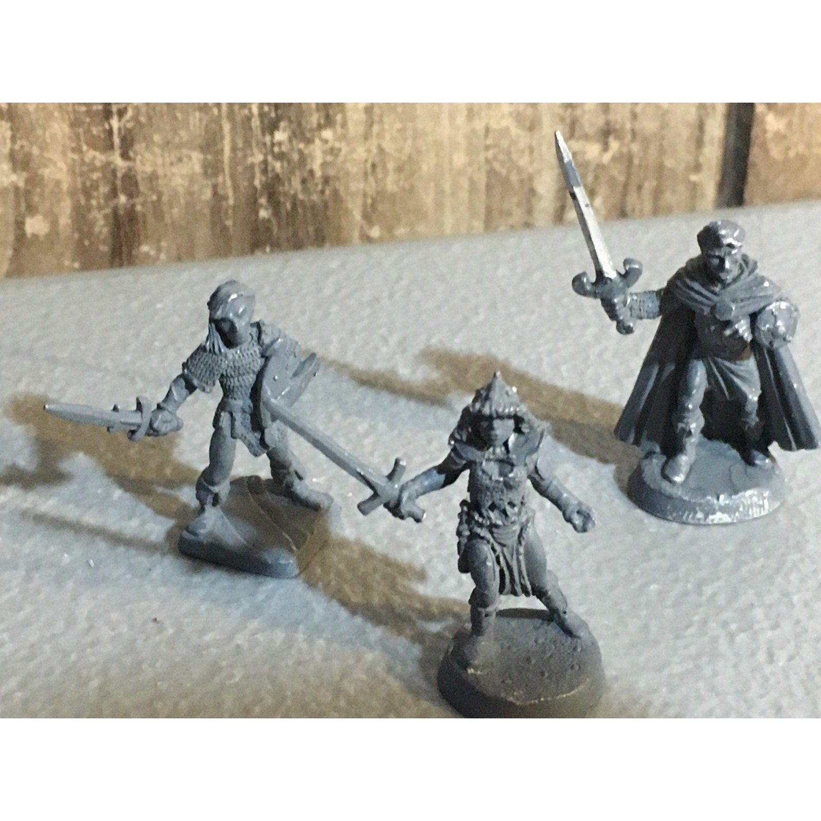 A32624 RAL PARTHA MINIATURES METAL 3 PK WARRIORS FIGHTERS HUMAN D&D