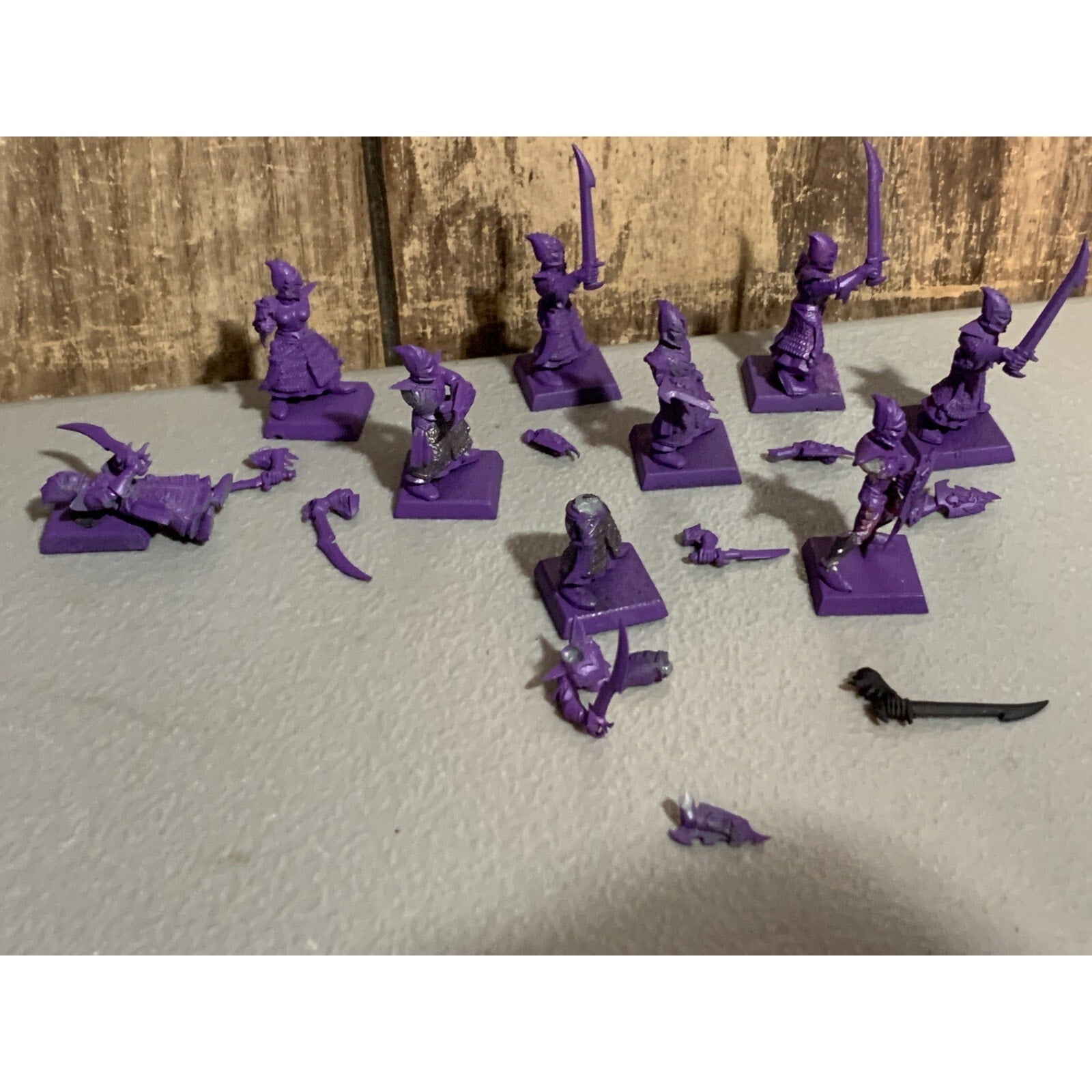 A16907 WARHAMMER AOS FANTASY DARK ELVES WARRIORS 9 PACK GW GAMES WORKSHOP