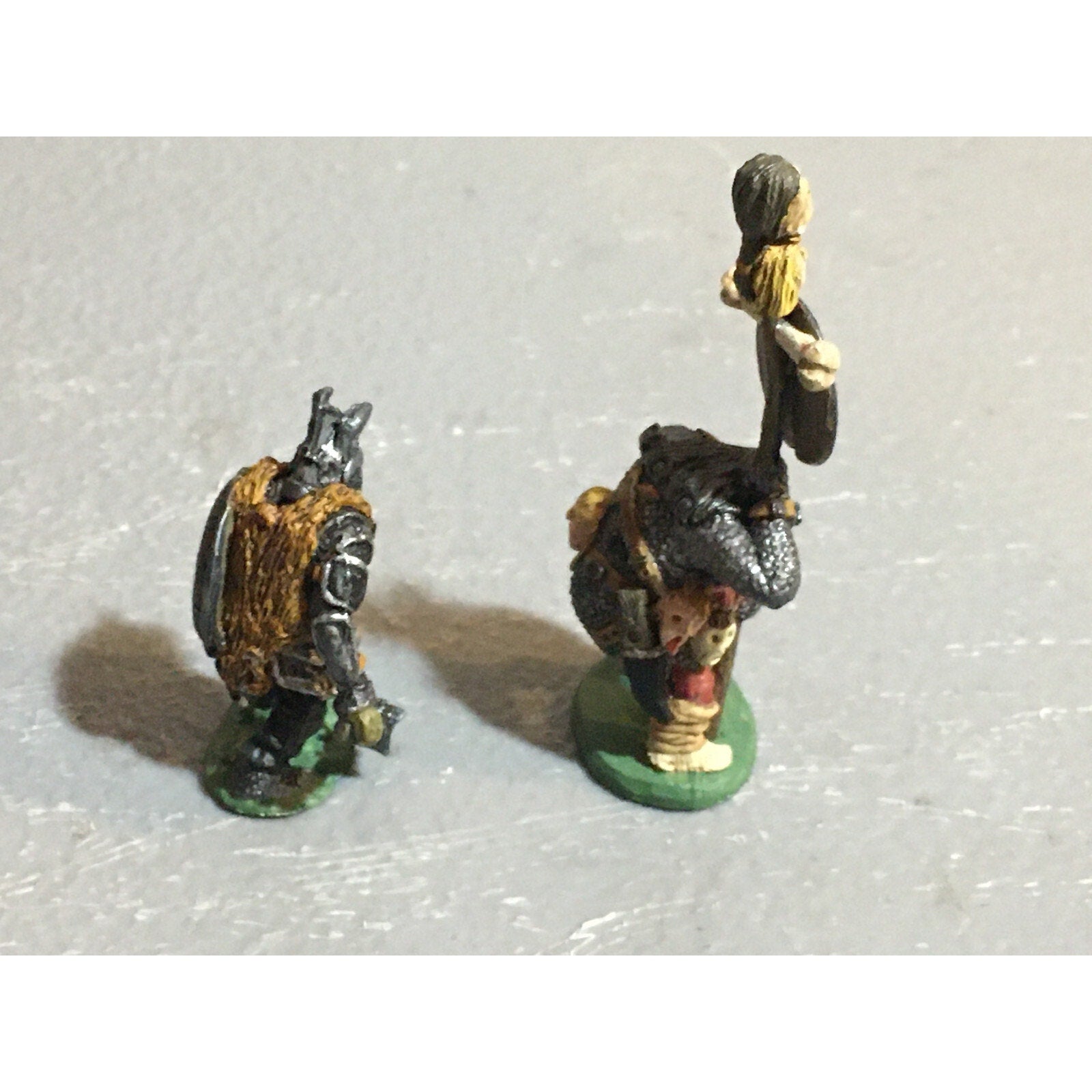 A10089 CITADEL PRE SLOTTA METAL RARE OOP ORC WARRIORS 2 PK WARHAMMER PAINTED