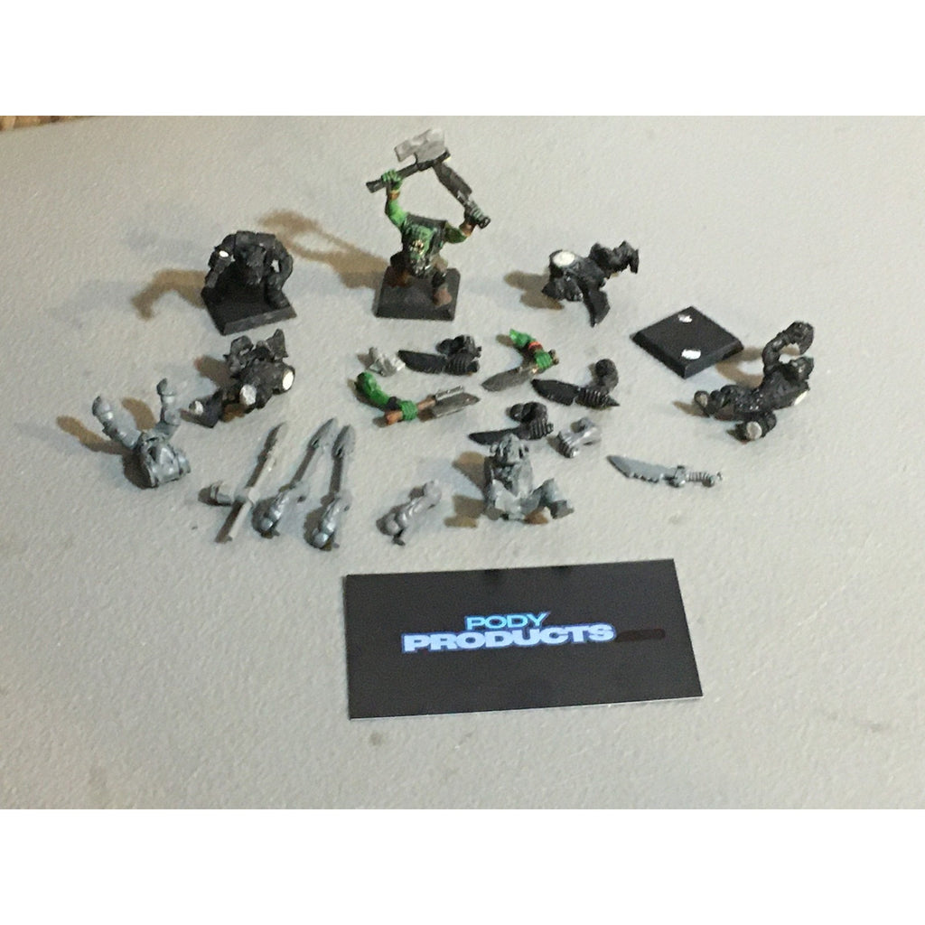 A33618 WARHAMMER FANTASY ORCS & GOBLINS INCOMPLETE BOYZ + BITS LOT GW