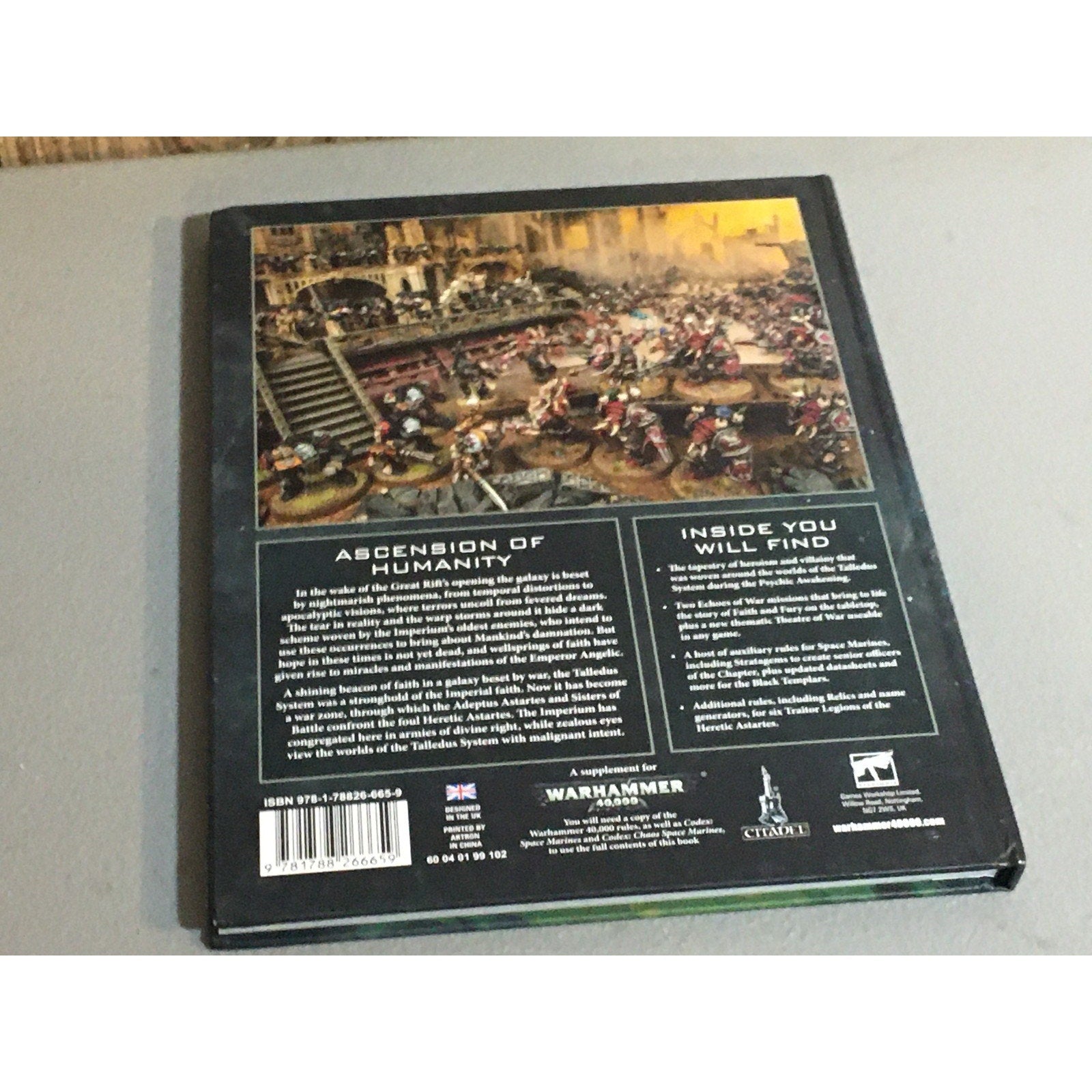 BOOK WARHAMMER 40K PSYCHIC AWAKENING FAITH & FURY USED HB HARDBACK
