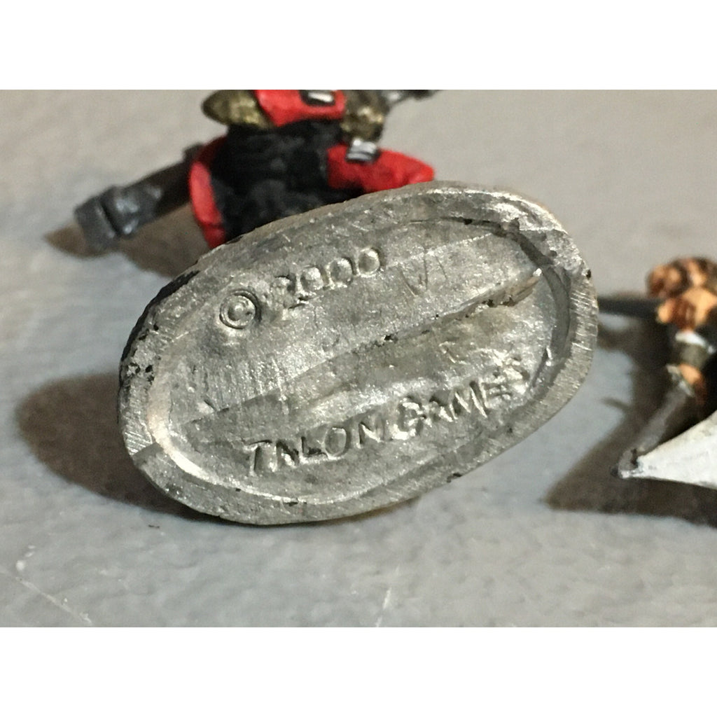 A10263 METAL MINIATURES FANTASY WARRIOR + SCI-FI SAMURAI W ROCKET LAUNCHER