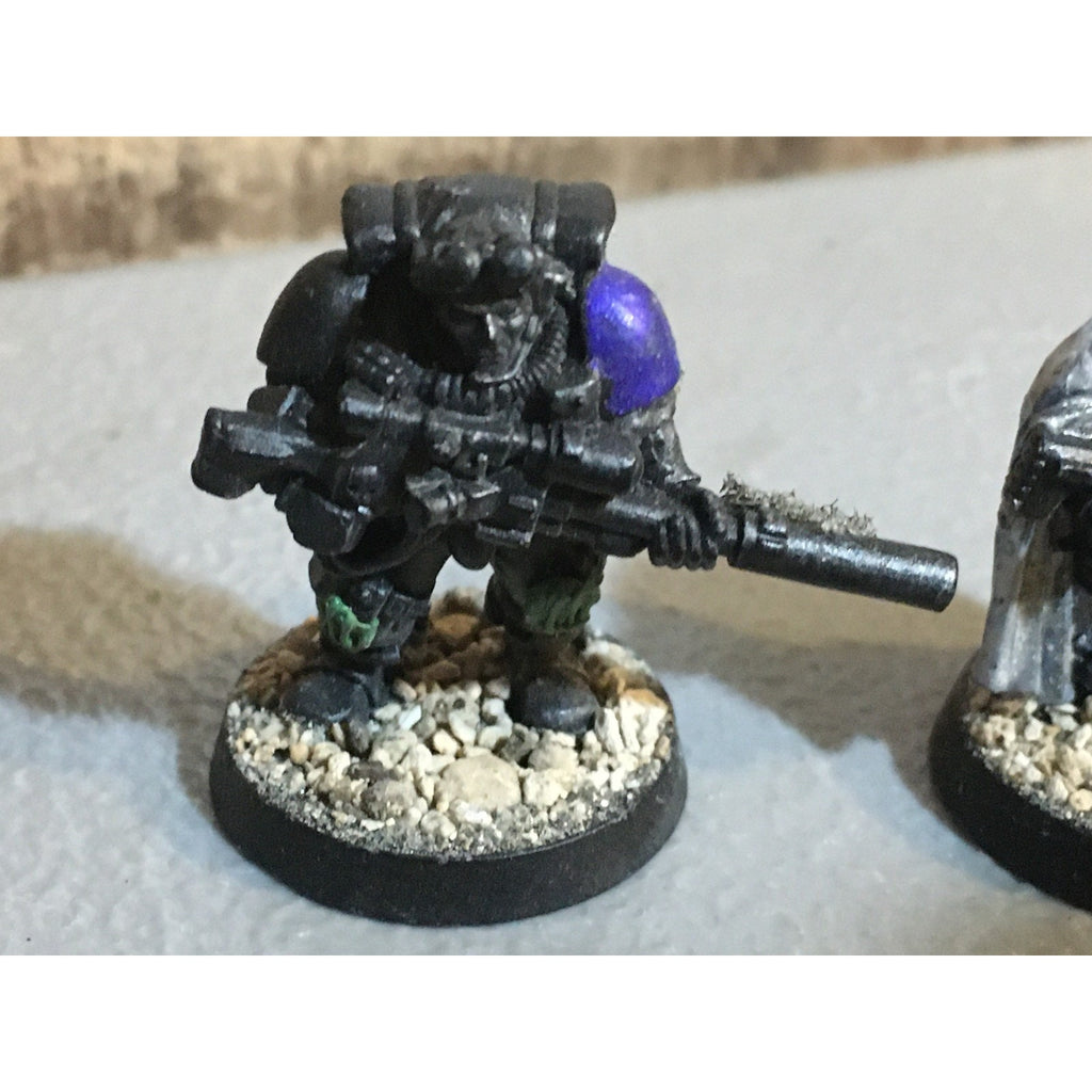 A33809 WARHAMMER 40K SPACE MARINES METAL SCOUT SNIPER 2 PK GW GAMES WORKSHOP
