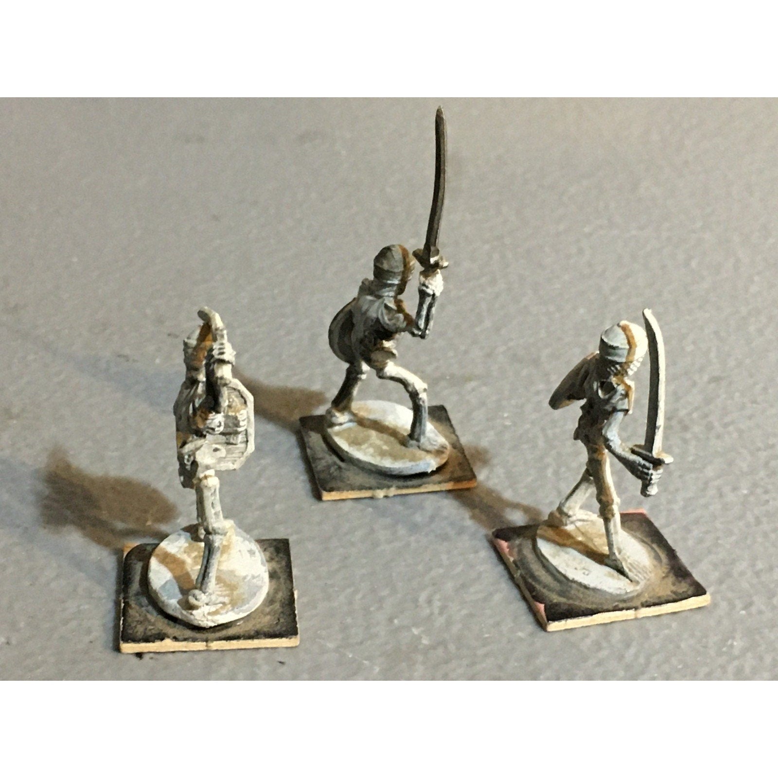 A32377 RAL PARTHA METAL MINIATURES SKELETON WARRIOR 3 PK TABLETOP WAR GAMES