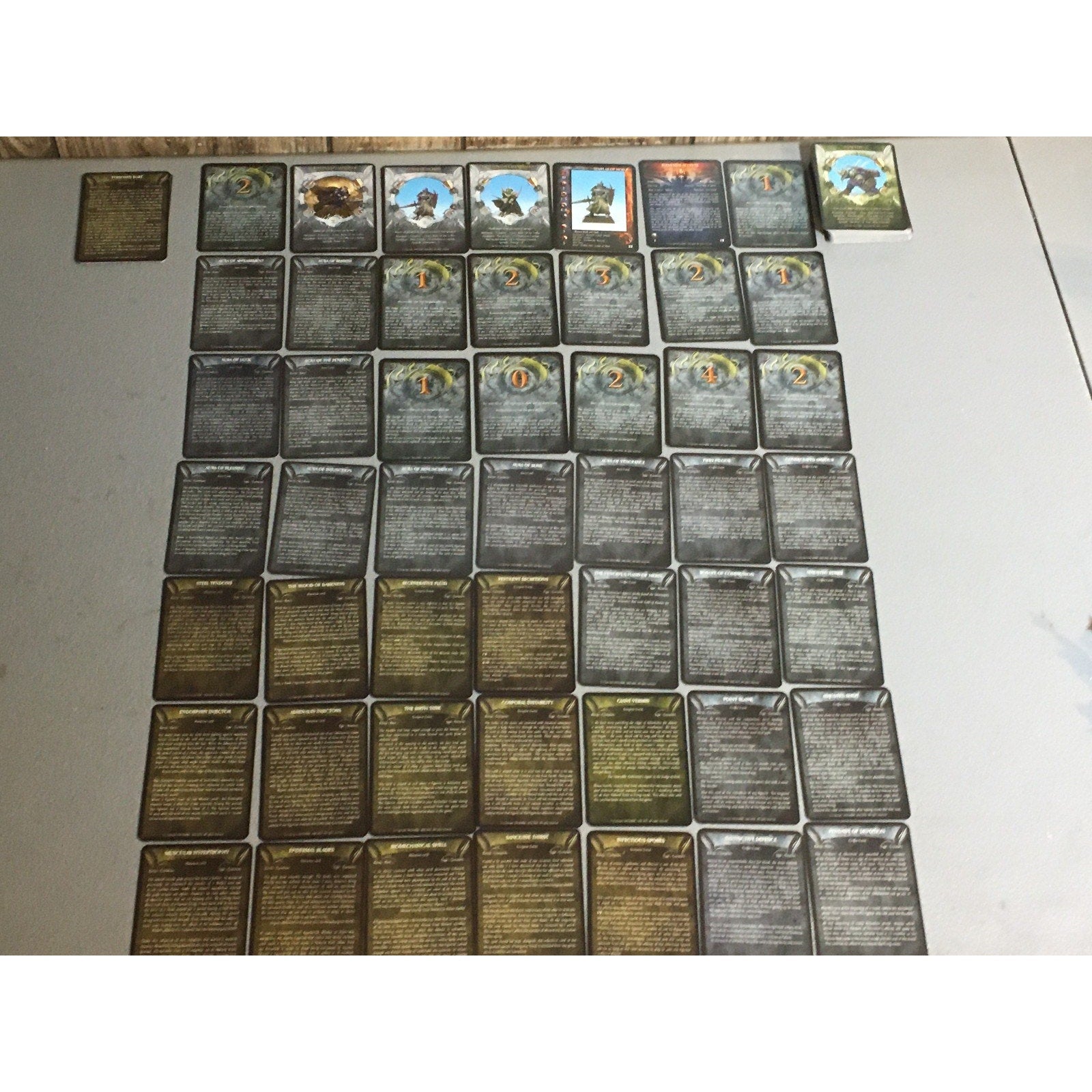 A32712 RACKHAM CONFRONTATION 104 COUNT CARDS LOT TABLETOP
