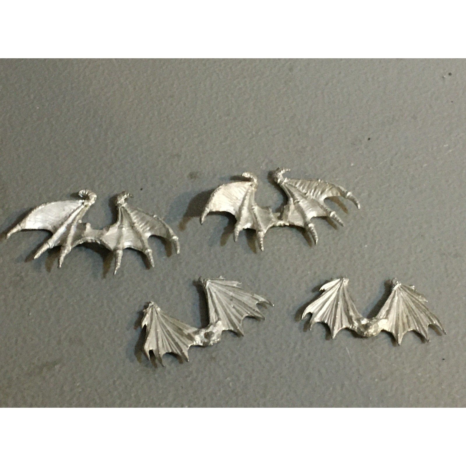 A33853 WARHAMMER 40K TYRANIDS BITS LOT METAL GARGOYLE WINGS 2PK & CHAOS FURY 2PK