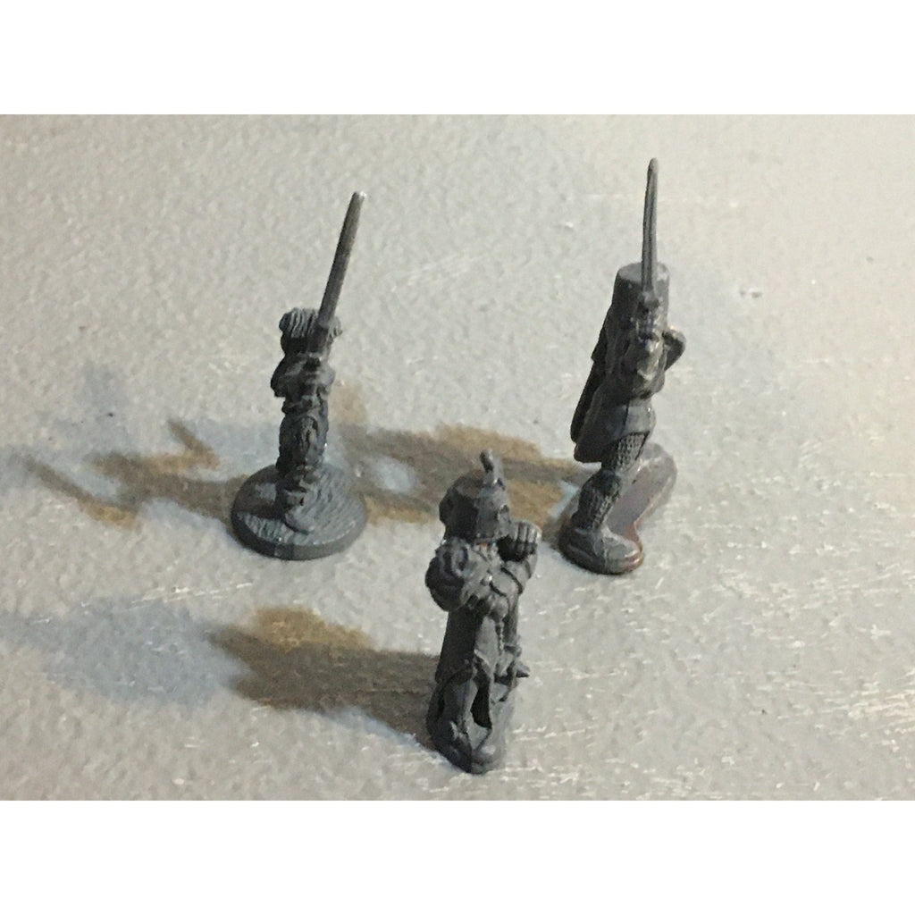 A32611 RAL PARTHA MINIATURES METAL 3 PK PALADIN KNIGHT FIGHTER D&D
