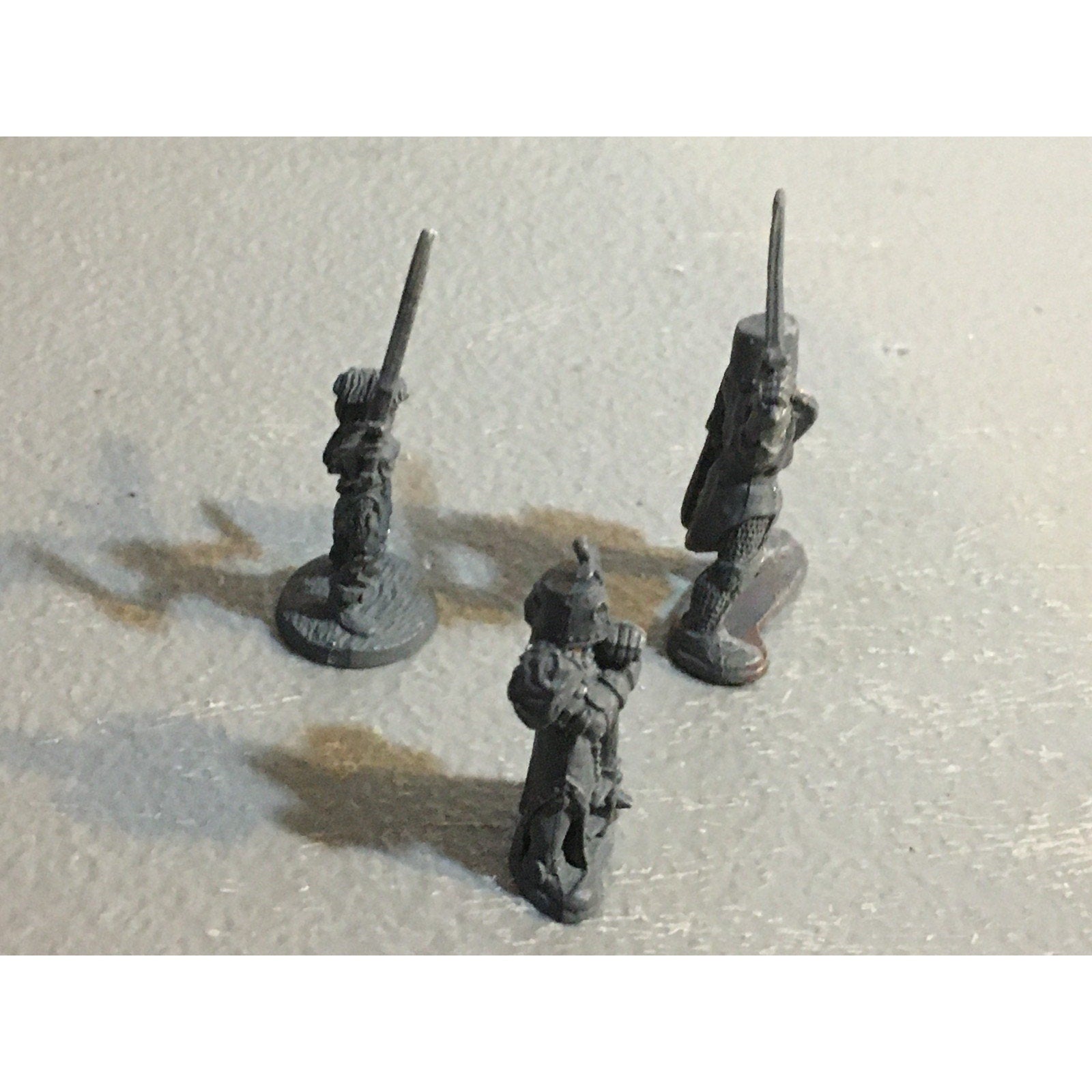 A32611 RAL PARTHA MINIATURES METAL 3 PK PALADIN KNIGHT FIGHTER D&D