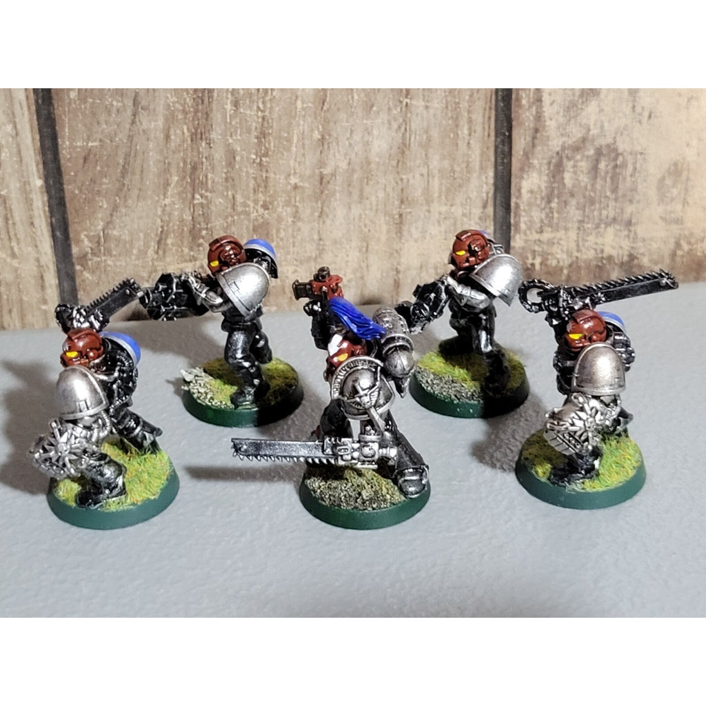 A18031 WARHAMMER 40K SPACE MARINES 5 PK HEAVY SERGEANT MISS BACKPACKS