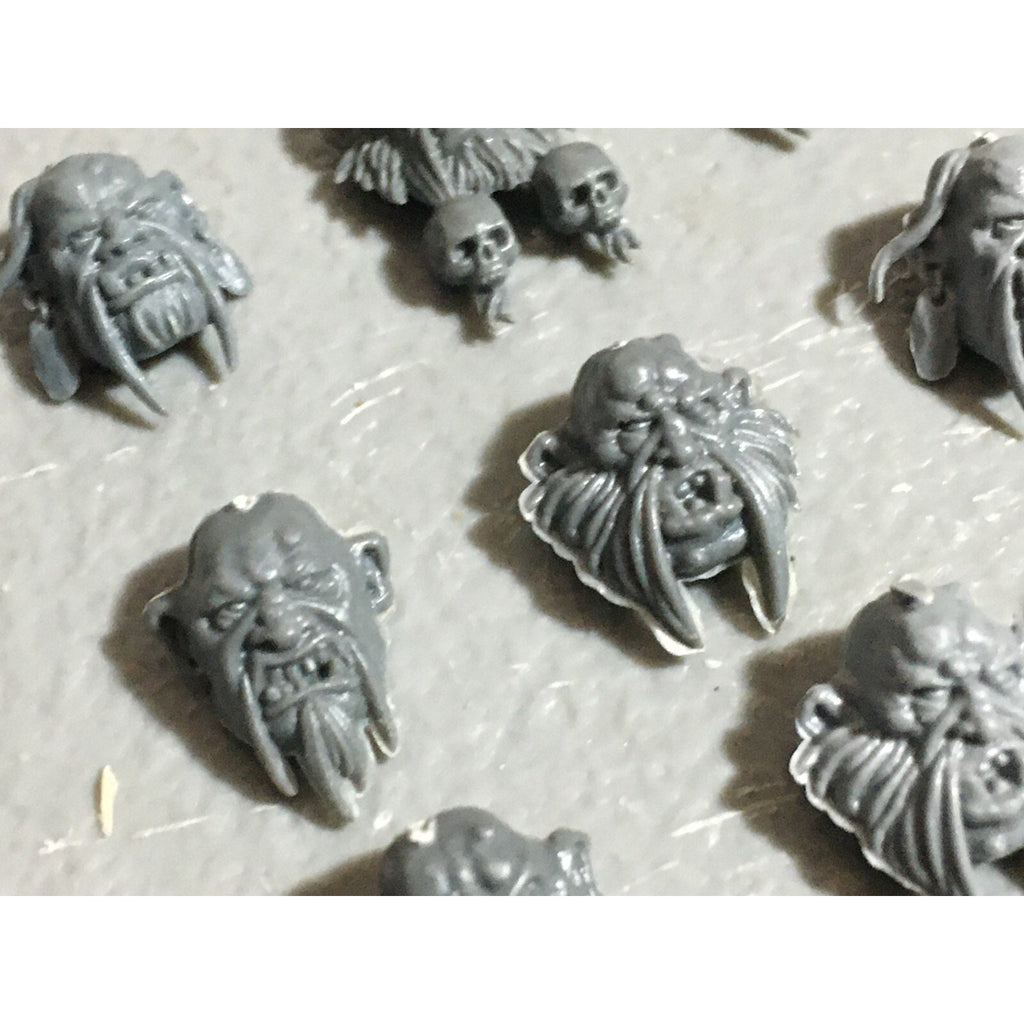 A22591 WARHAMMER FANTASY OGRE KINGDOMS BITS LOT HEADS GAMES WORKSHOP GW