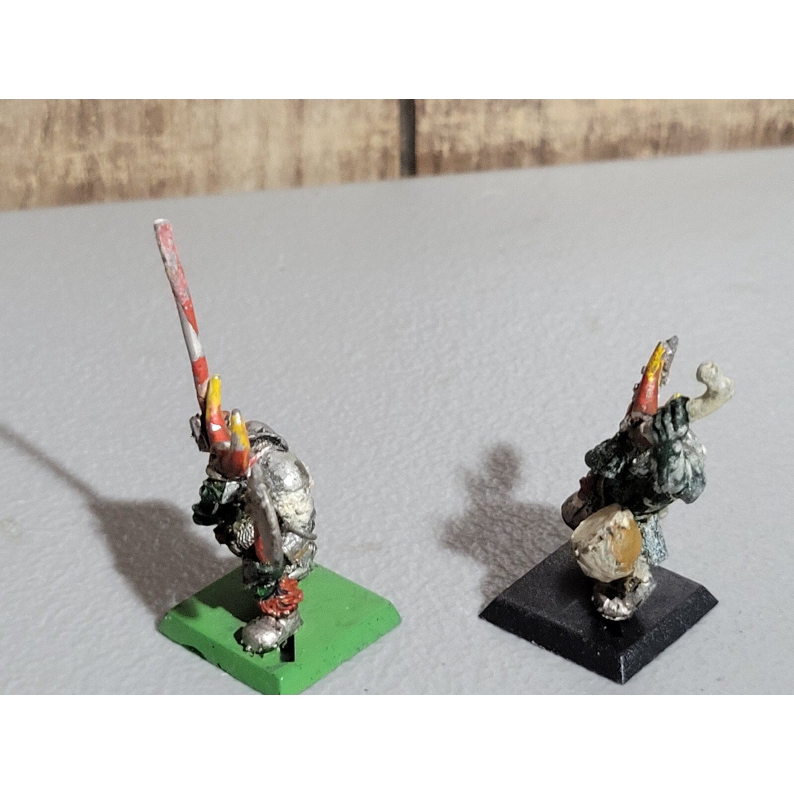 A19431 WARHAMMER FANTASY ORCS & GOBLINS METAL BLACK ORC MUSICIAN STANDARD NO TOP